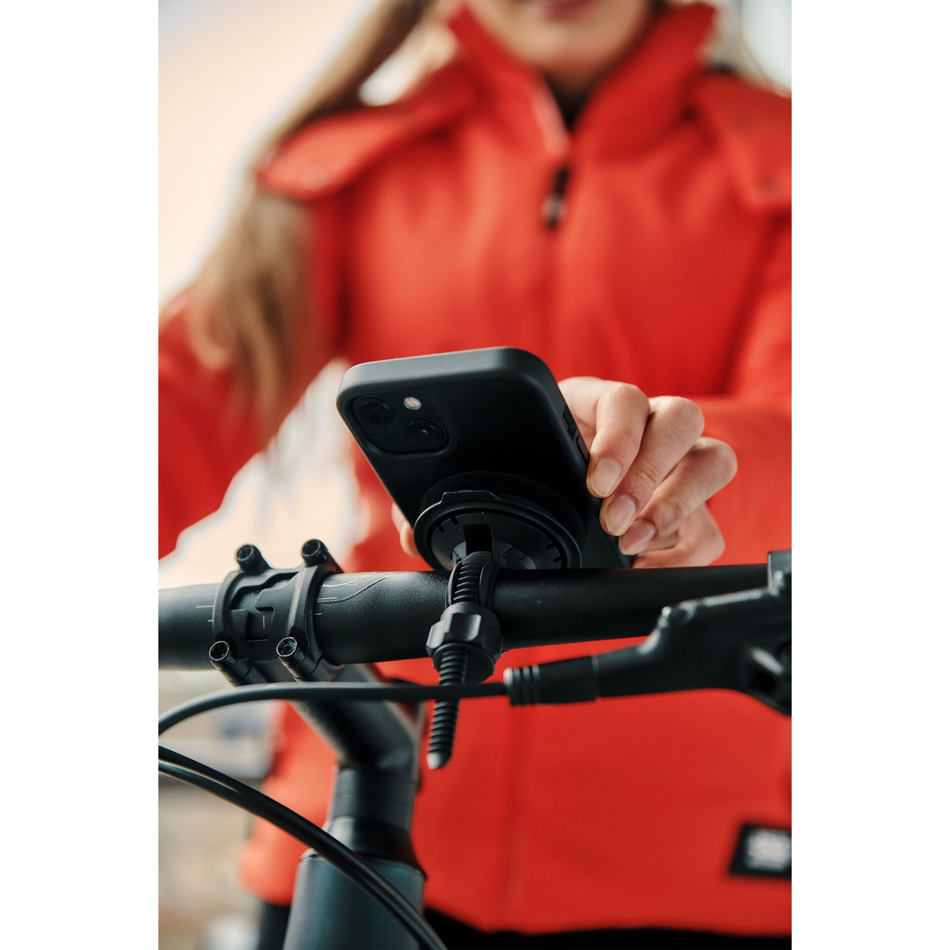 Mantel, Jacke, Telefon, Handy, Person