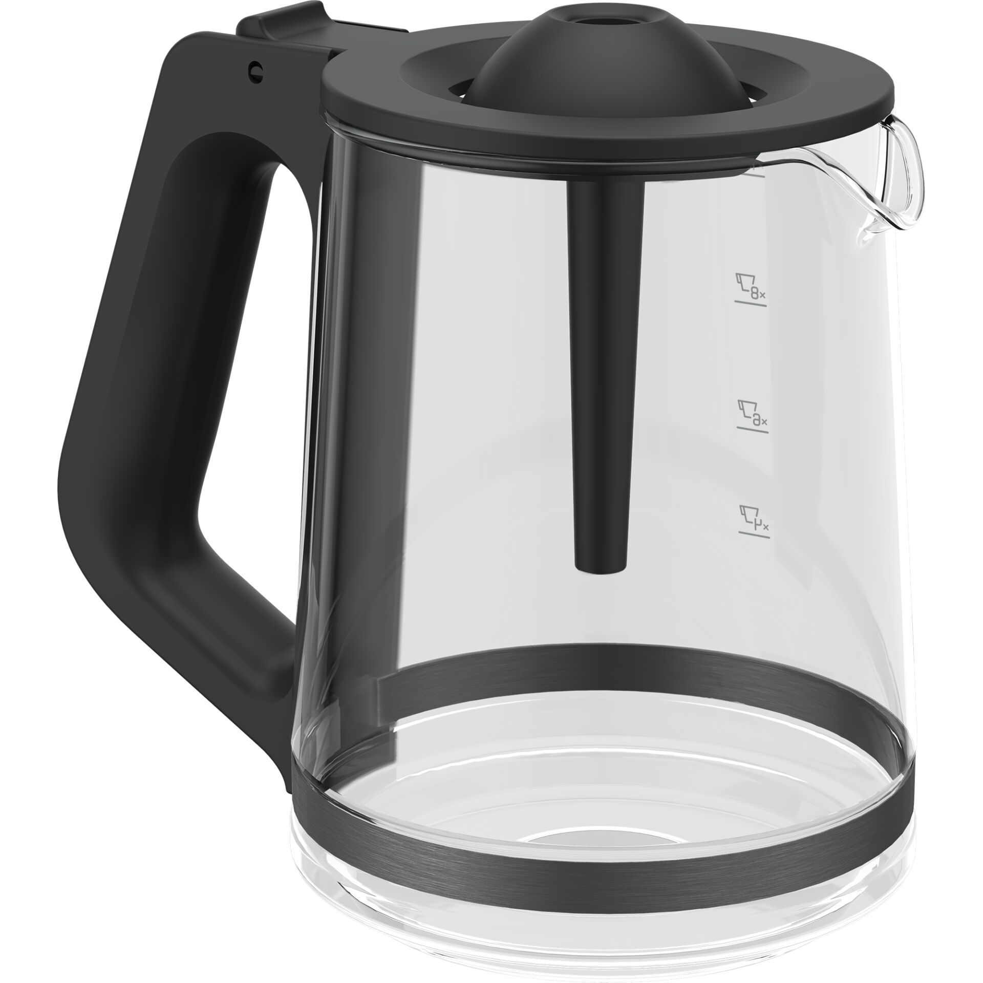 Karaffe, Glas, Kaffeekanne, Kaffeemaschine, Filteranzeige