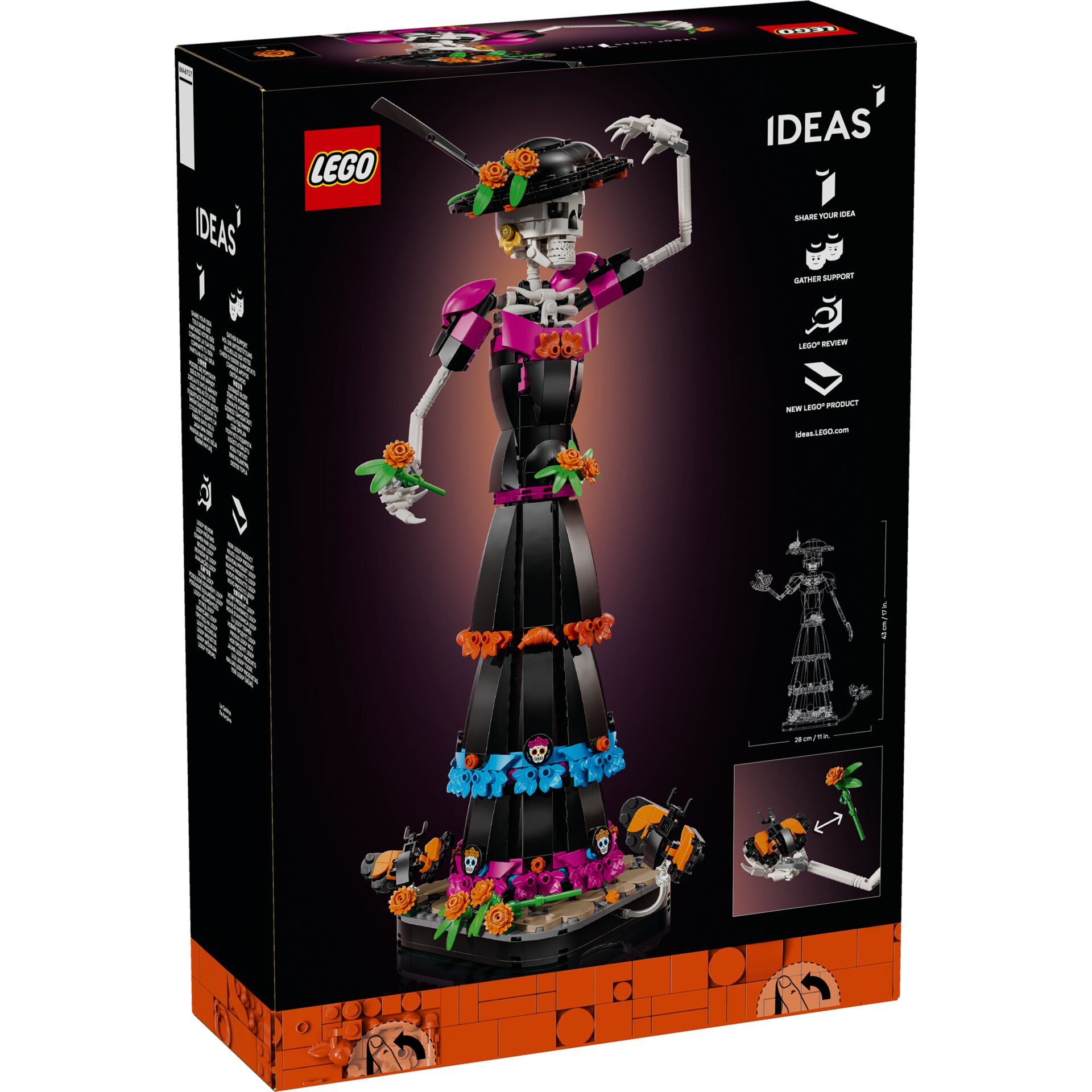 Lego, Figur, Skulptur, Blumen, Dia de los Muertos