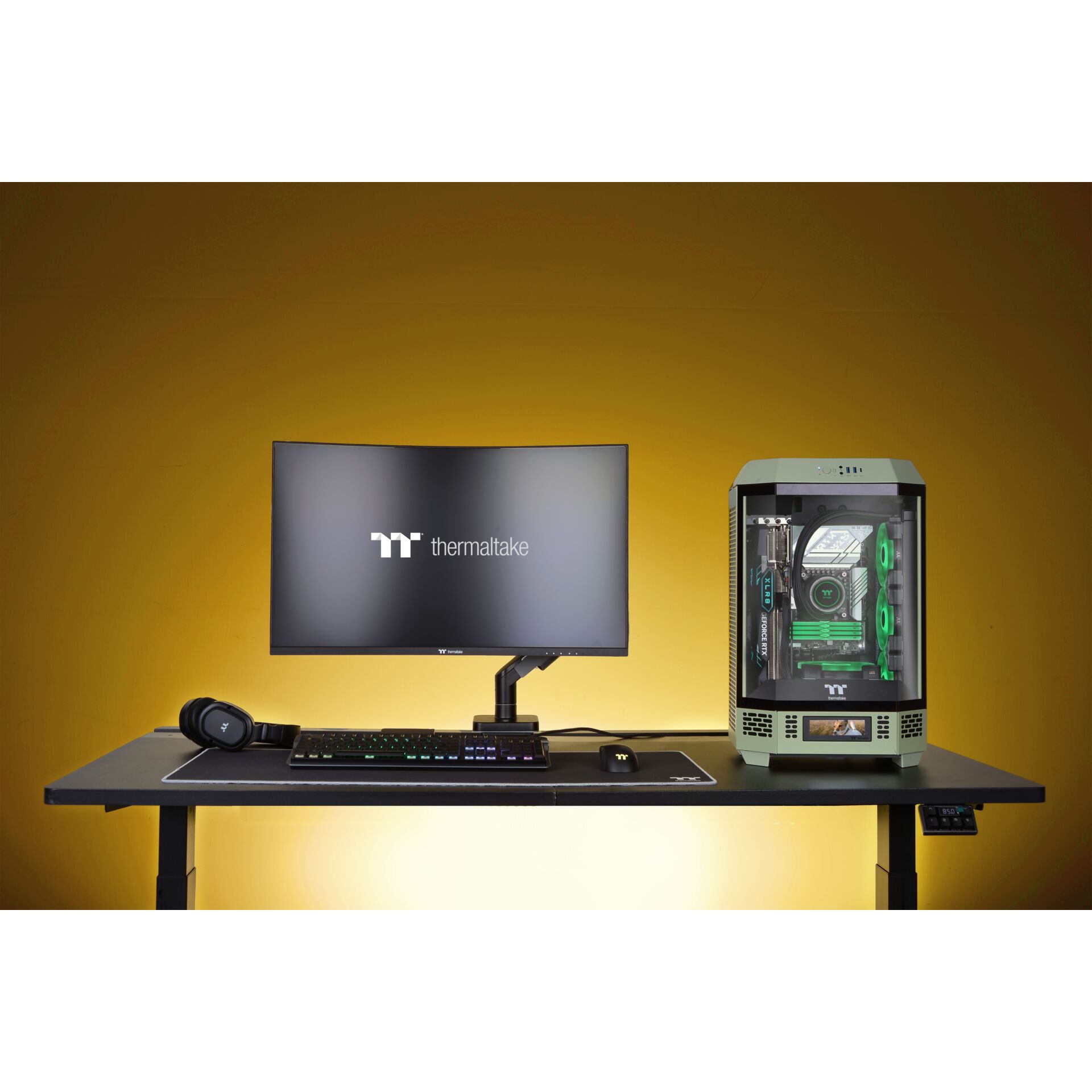 Tabelle, Schreibtisch, Computer, PC, Bildschirm