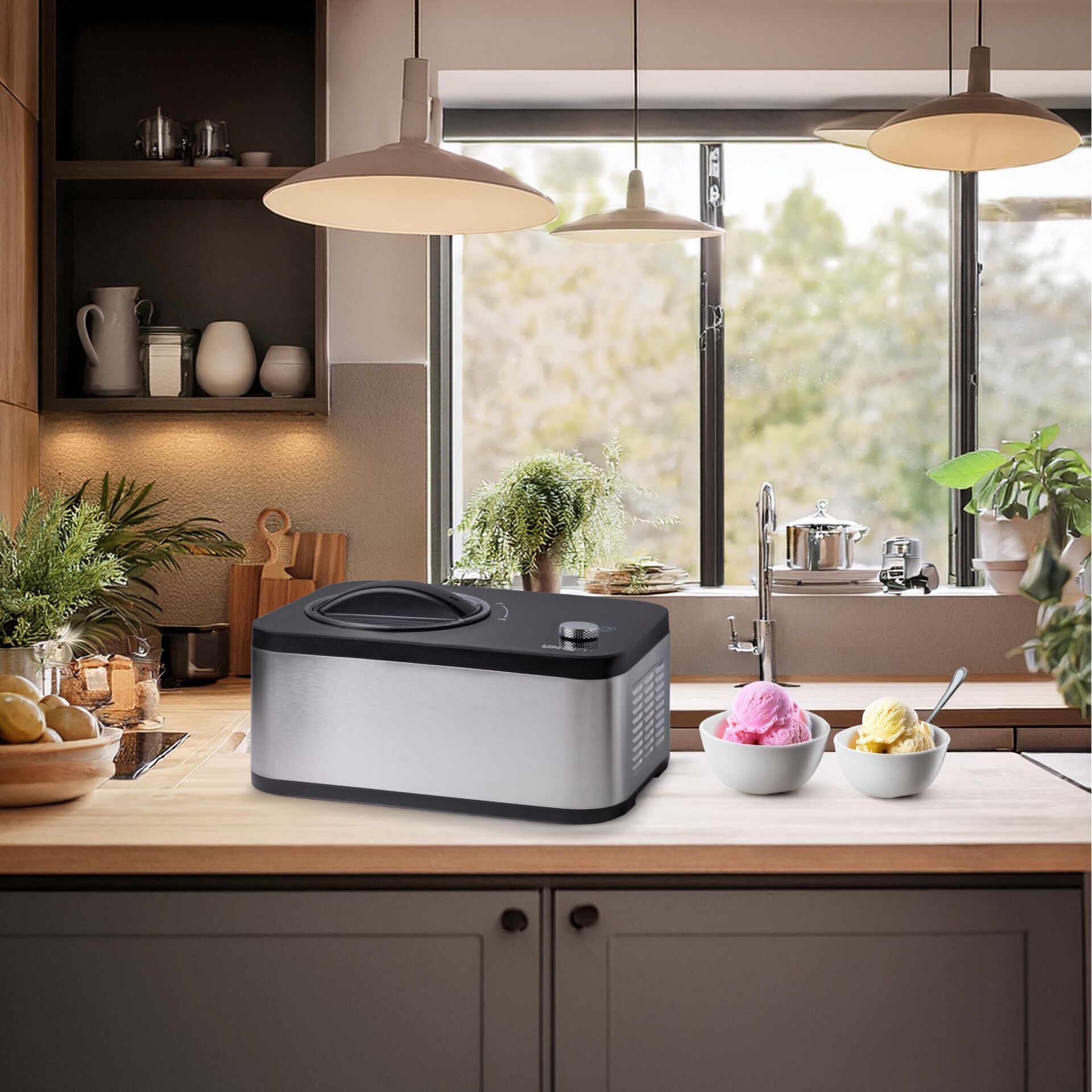 Drinnen, Innenarchitektur, Küche, Lampe