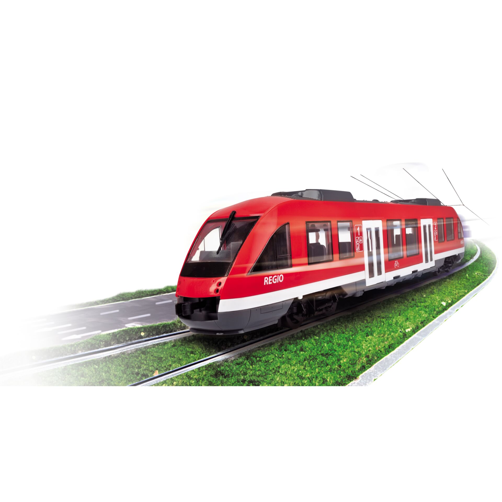 Eisenbahn, Zug, Transport, Fahrzeug, Person