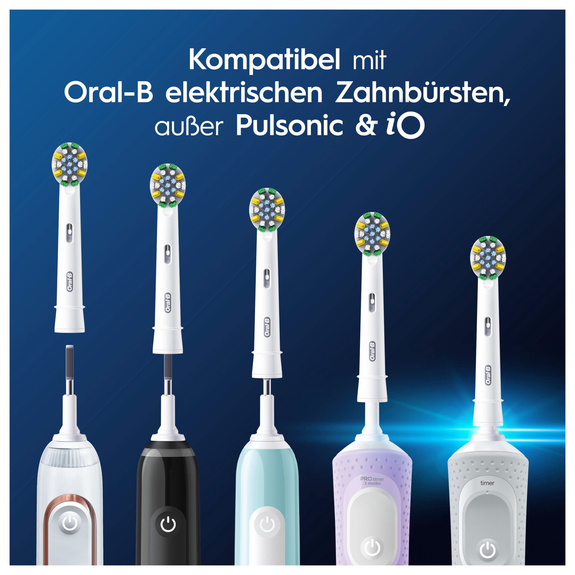 zahnbürsten-aufsteckbürsten, sonicare-ähnliche zahnputzgeräte, außer pulsonic & iQ, rotierende zahnborsten,  elektrischer zahnputzkopf
