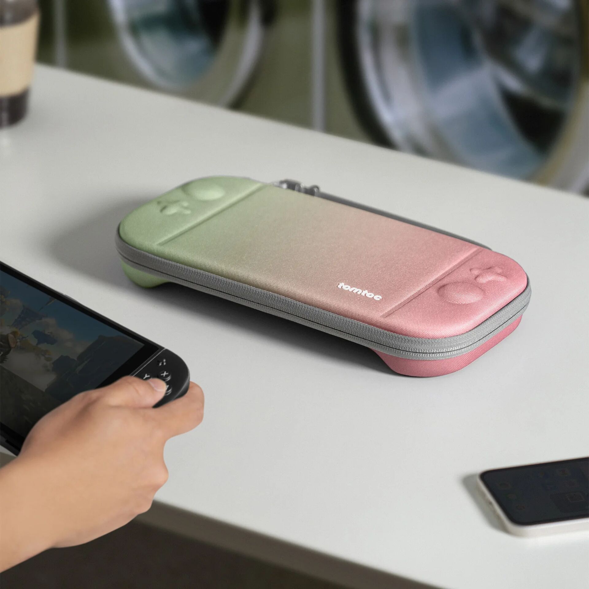Schutzhülle, Gaming-Hülle, RGB-Verlauf, Tragbare Aufbewahrung, Nintendo Switch