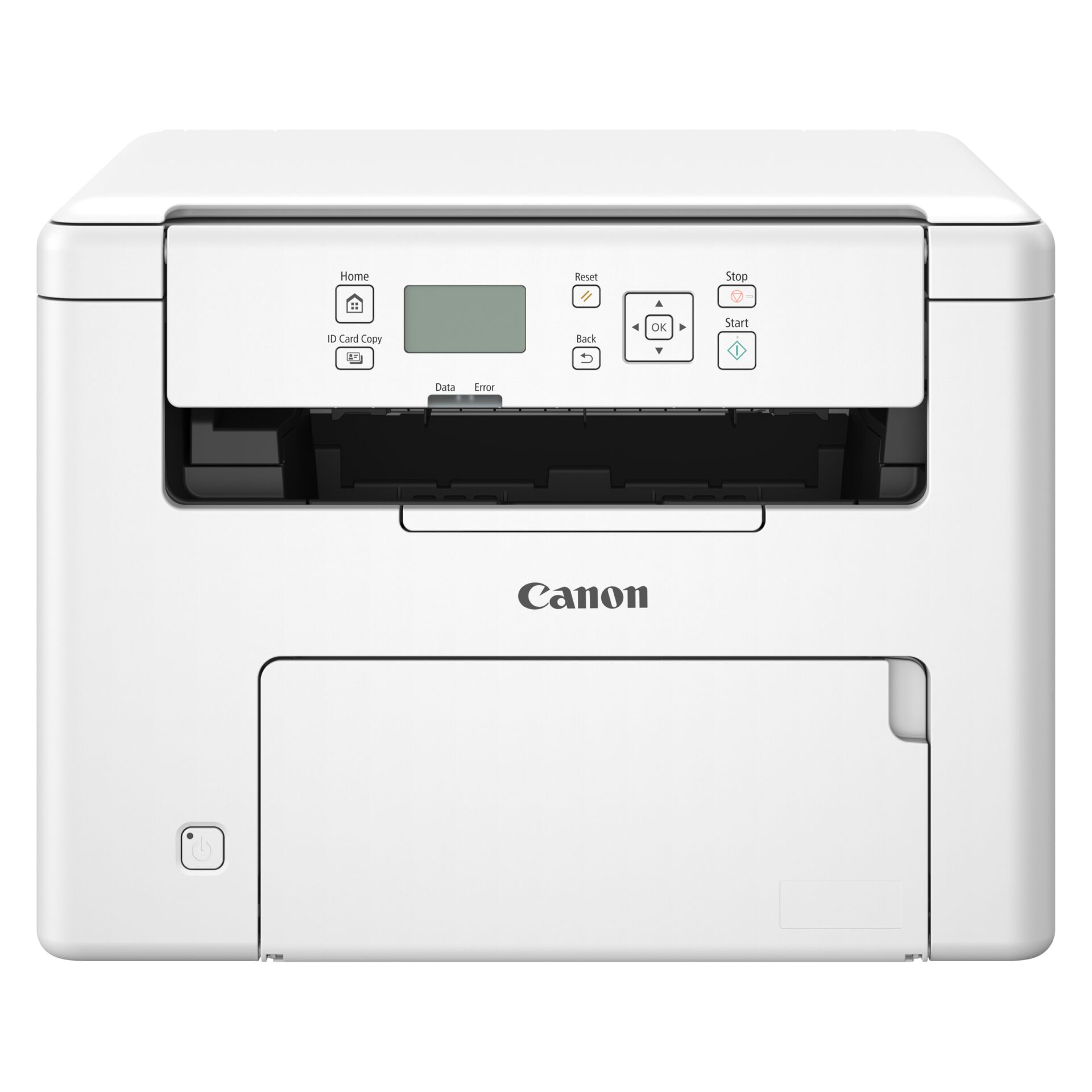 drucker, laser, Canon, weiß, kompakt