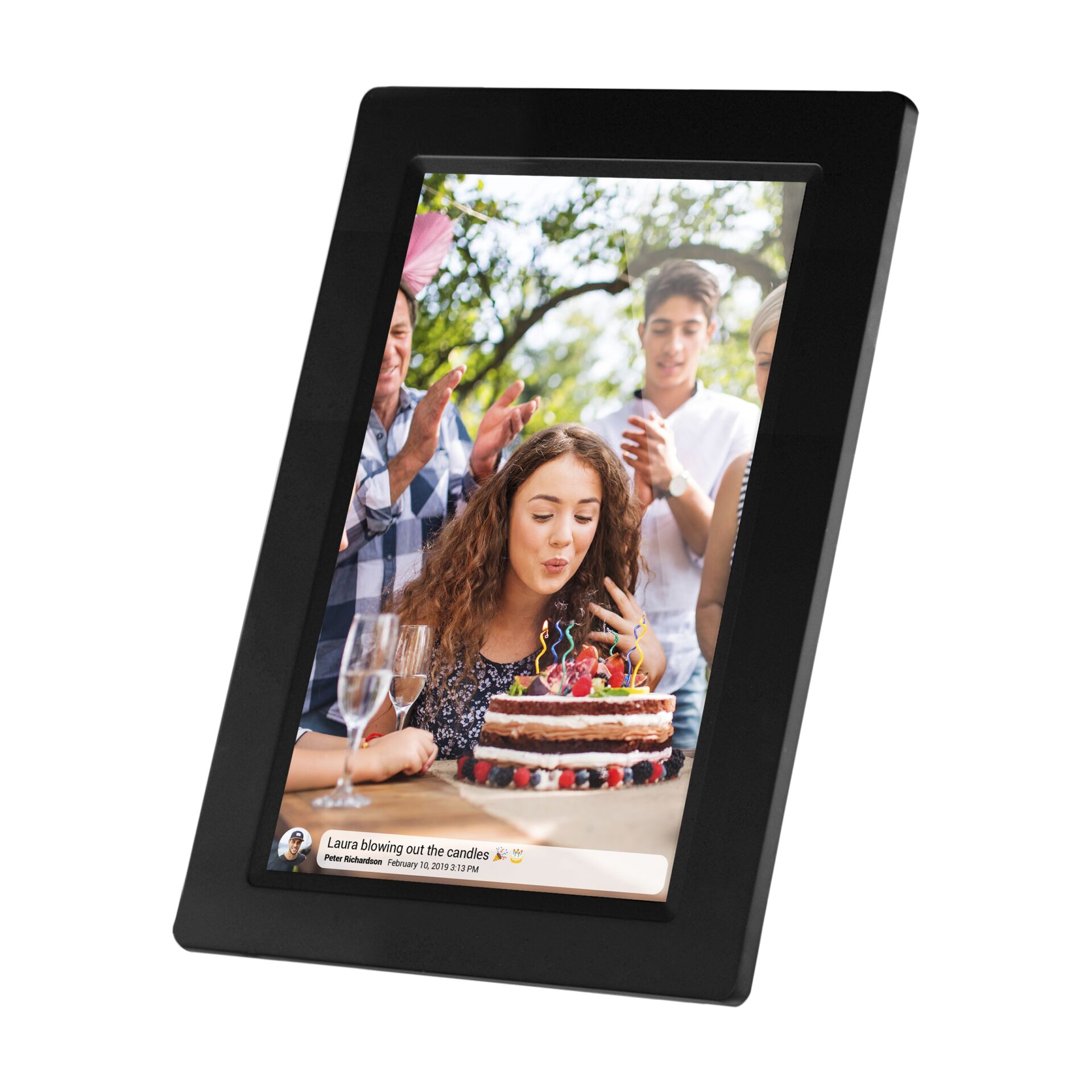 Computer, Elektronik, Geburtstagstorte, Tablet-Computer, Leute