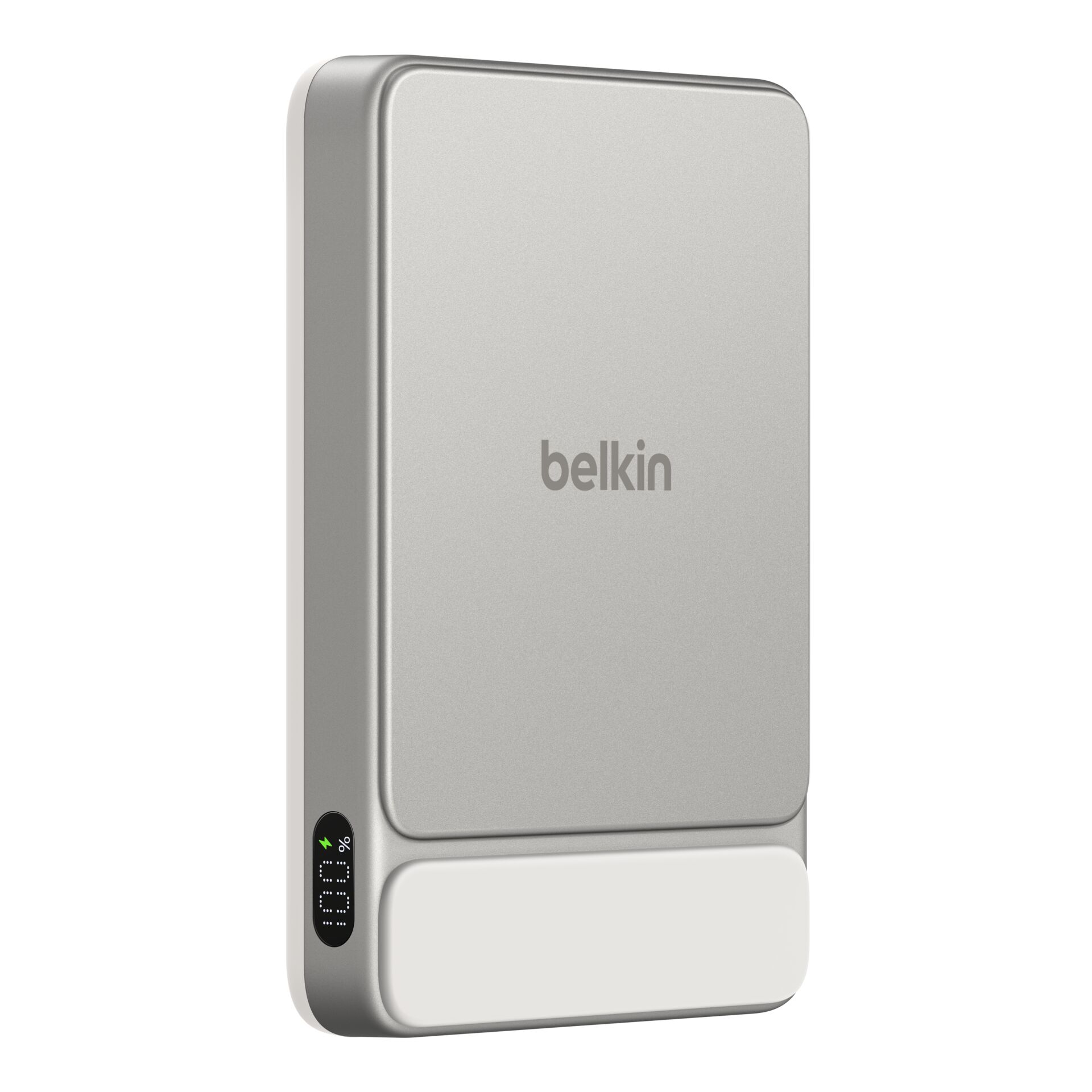 Externer Akku, Powerbank, Tragbare Energie, Qi-Pad, IndikatorDisplay
