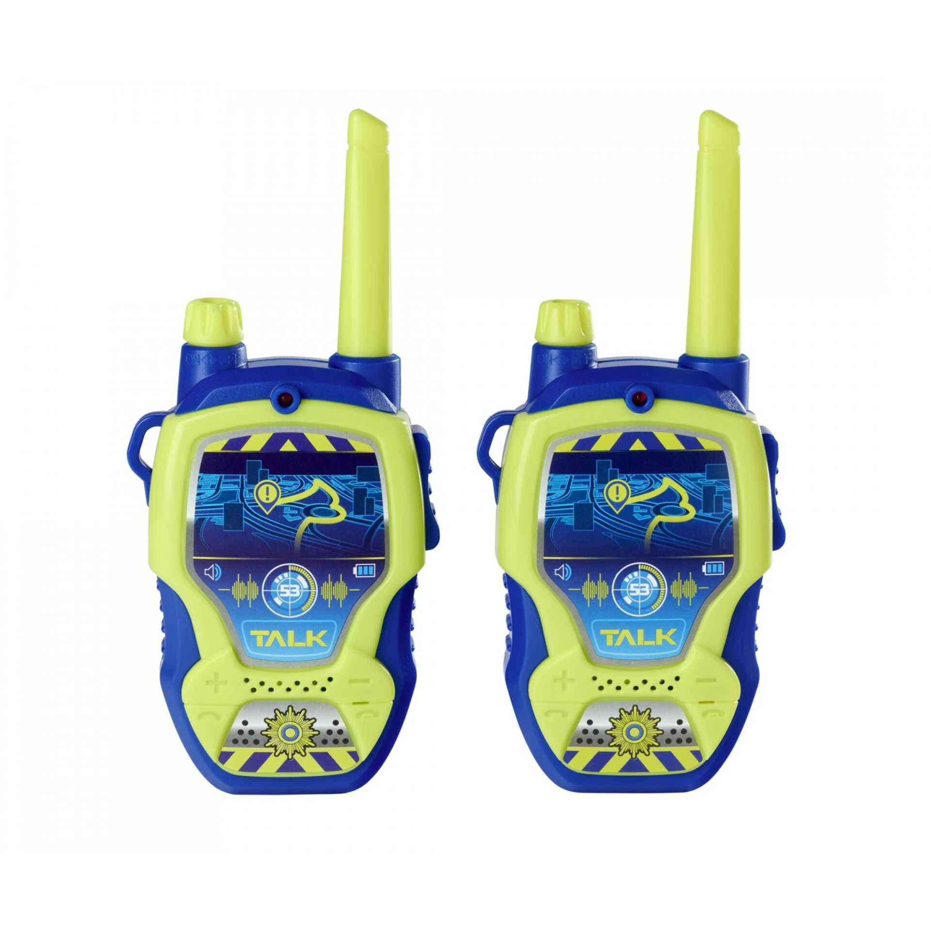 Spielzeugfunkgerät, Kinder-Funkgerät, Dual-Set, Bunte Knopf-Akkus, Tragbares Walkie-Talkie
