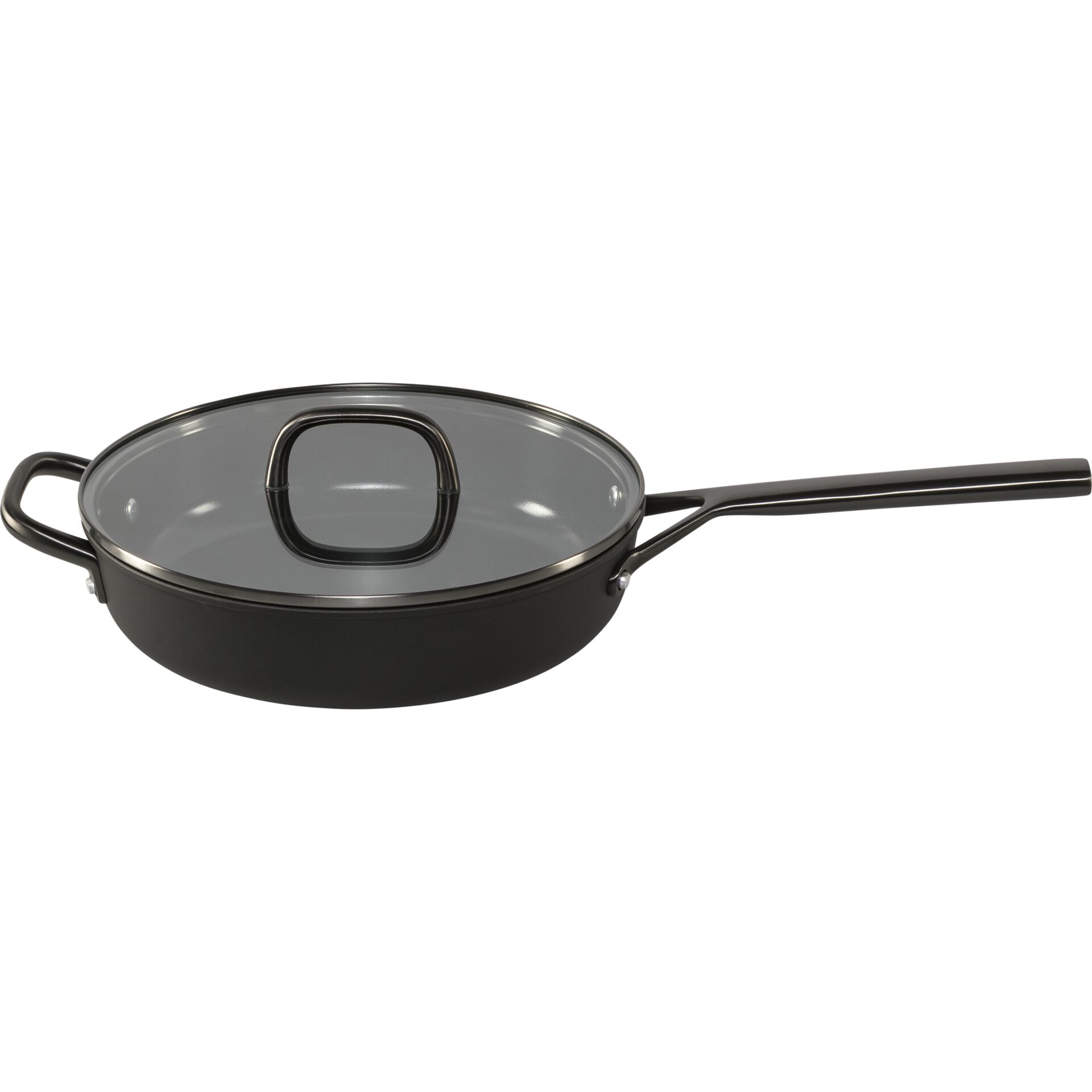 ZWILLING Milano Schmorpfanne  mit Glasdeckel 28 cm, schwarz