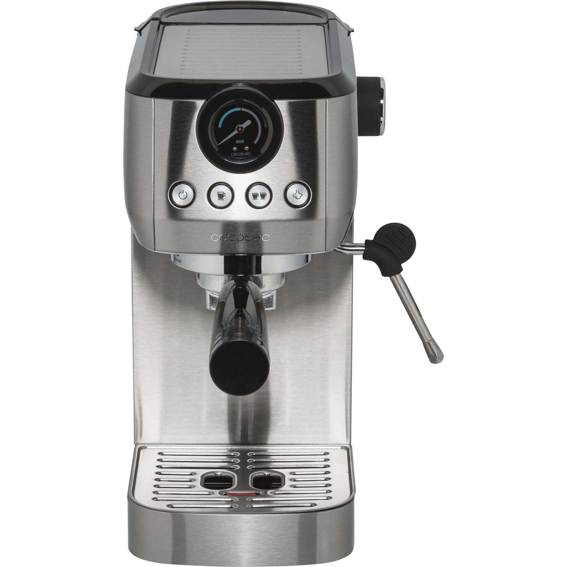 CECOTEC Cafetera espresso Power Espresso 20 Steel Pro Pokal