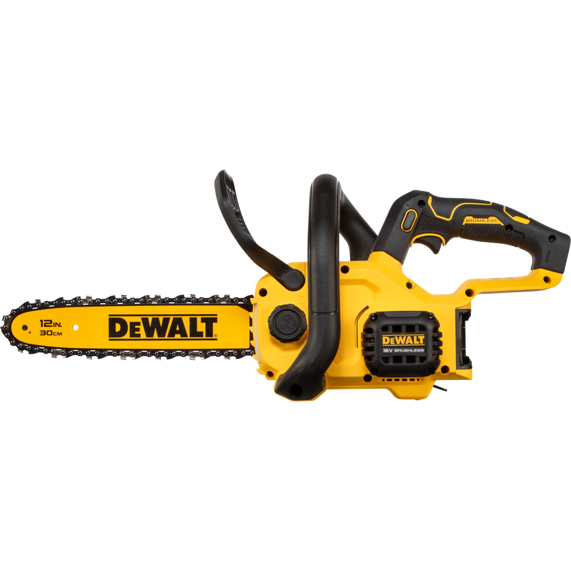 Kettensäge, Akku-Kettensäge, Orange, Kettensäge mit Akku, Dewalt Kettensäge, Kettensäge, Akku-Kettensäge, 14, DeWalt, gelb-schwarz