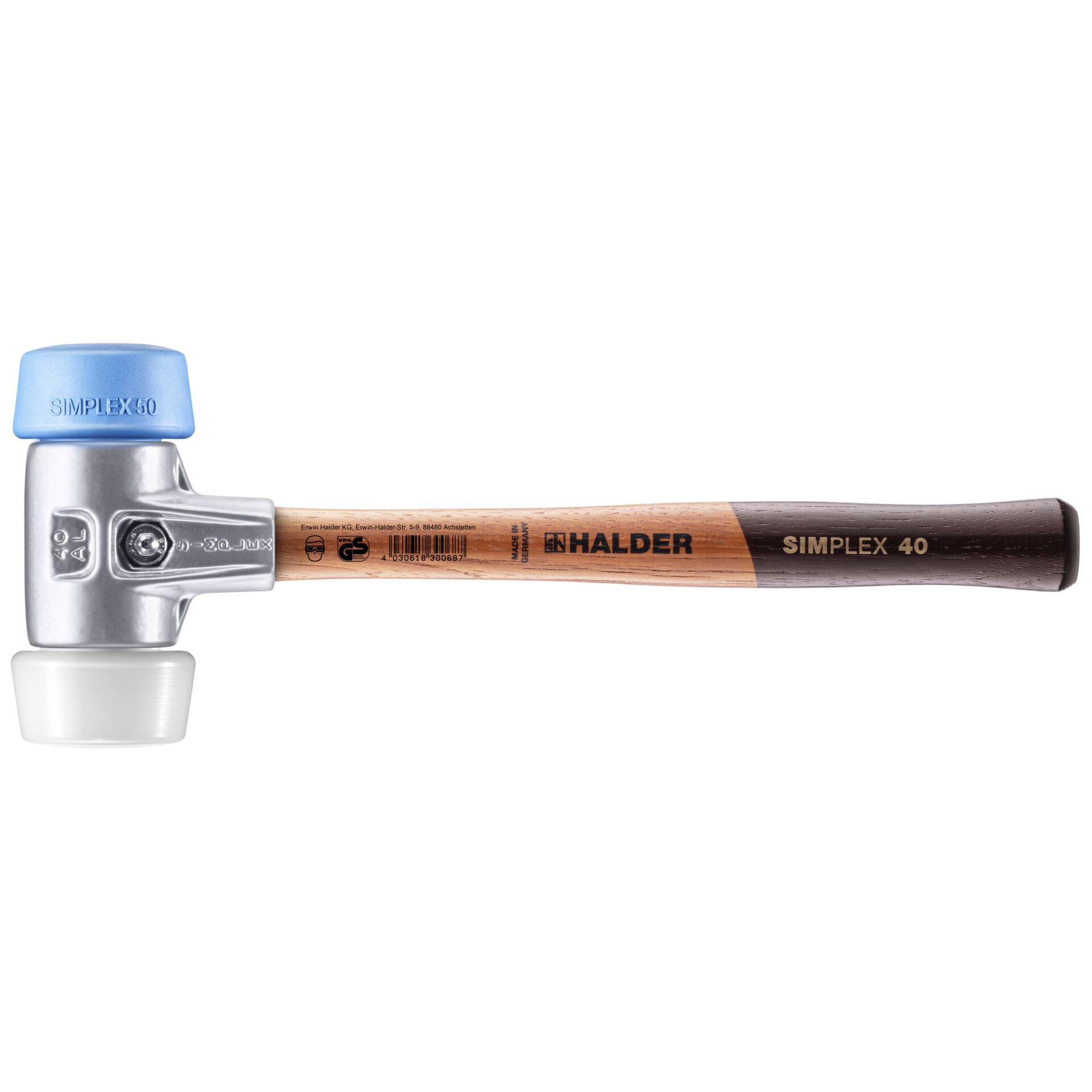 Halder  SIMPLEX-Schonhammer  50 TPE-soft / Superplastik
