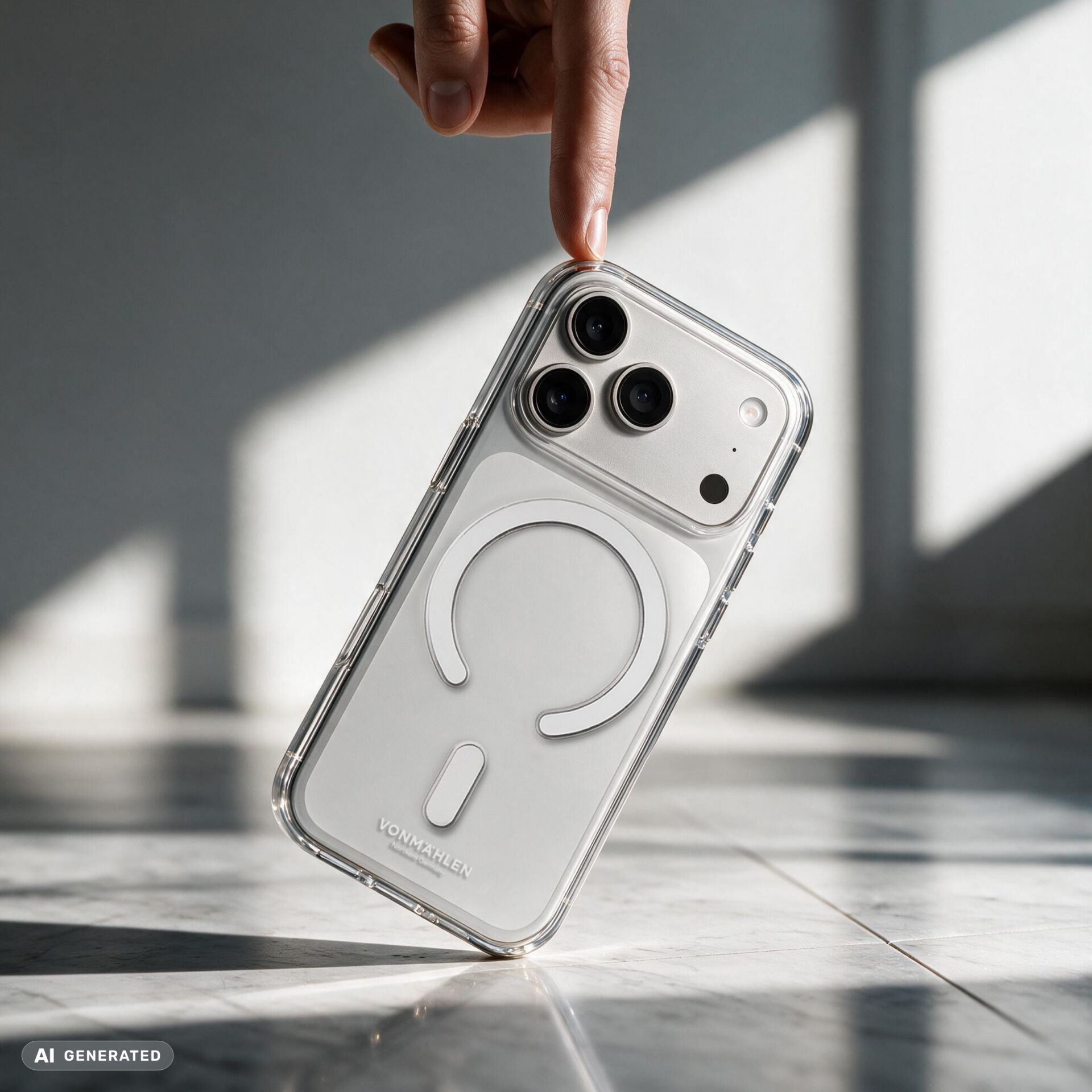 smartphone case, three-camera, clear case, shock resistant, magnetic mount compatible