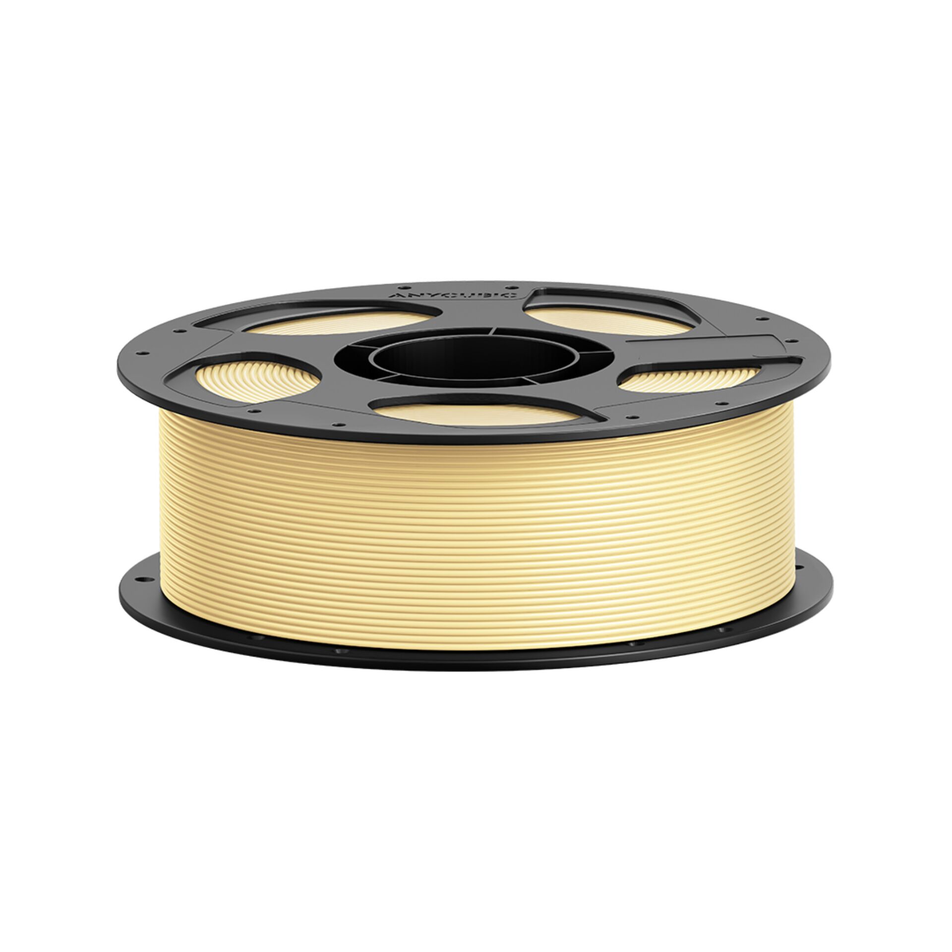 3D-Druck-Filament, PLA-Filament, Spule, Beige Farbe, Filament-Spule