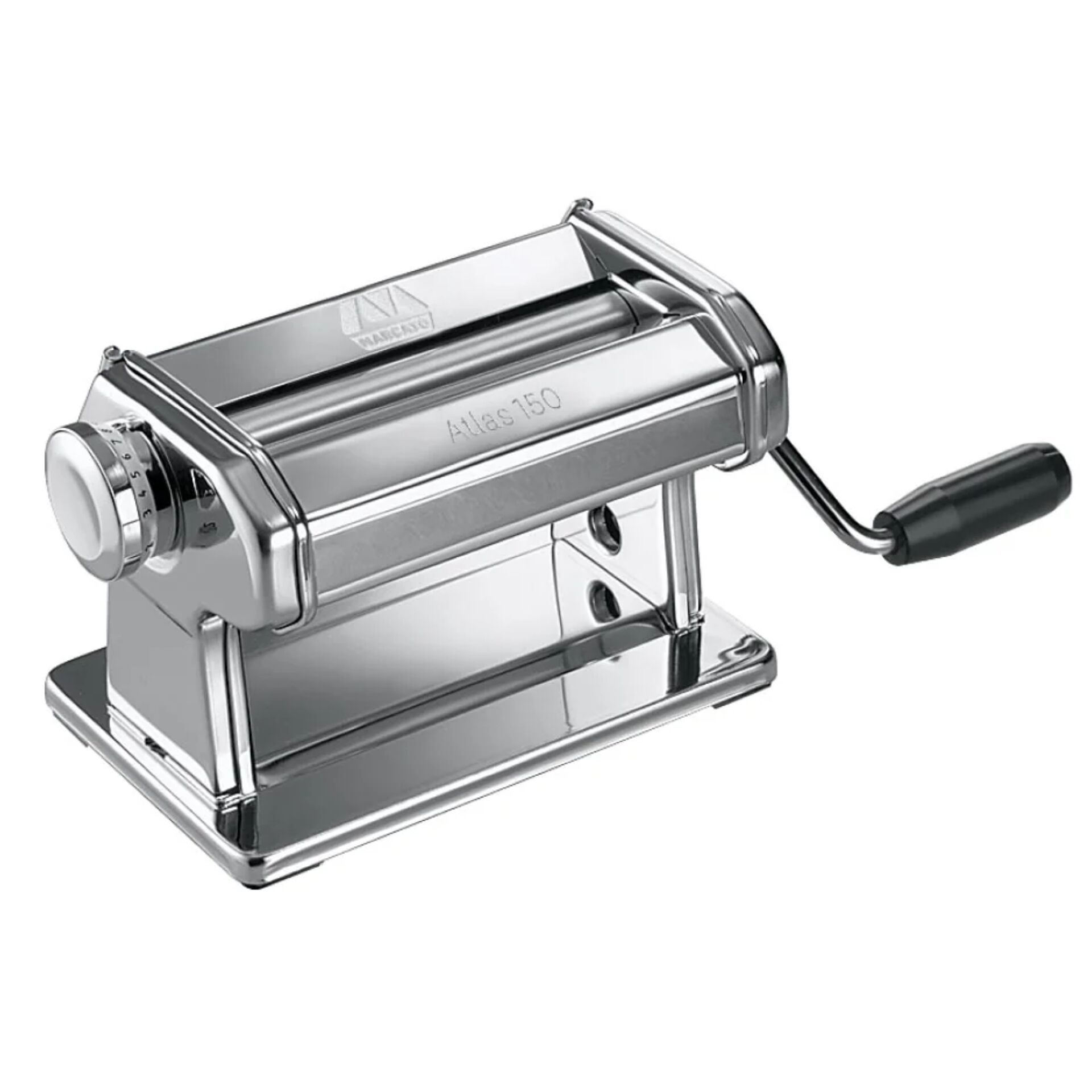 Pasta machine, Nudelmaschine, Stahl, Chrom, Manuelle Mühle