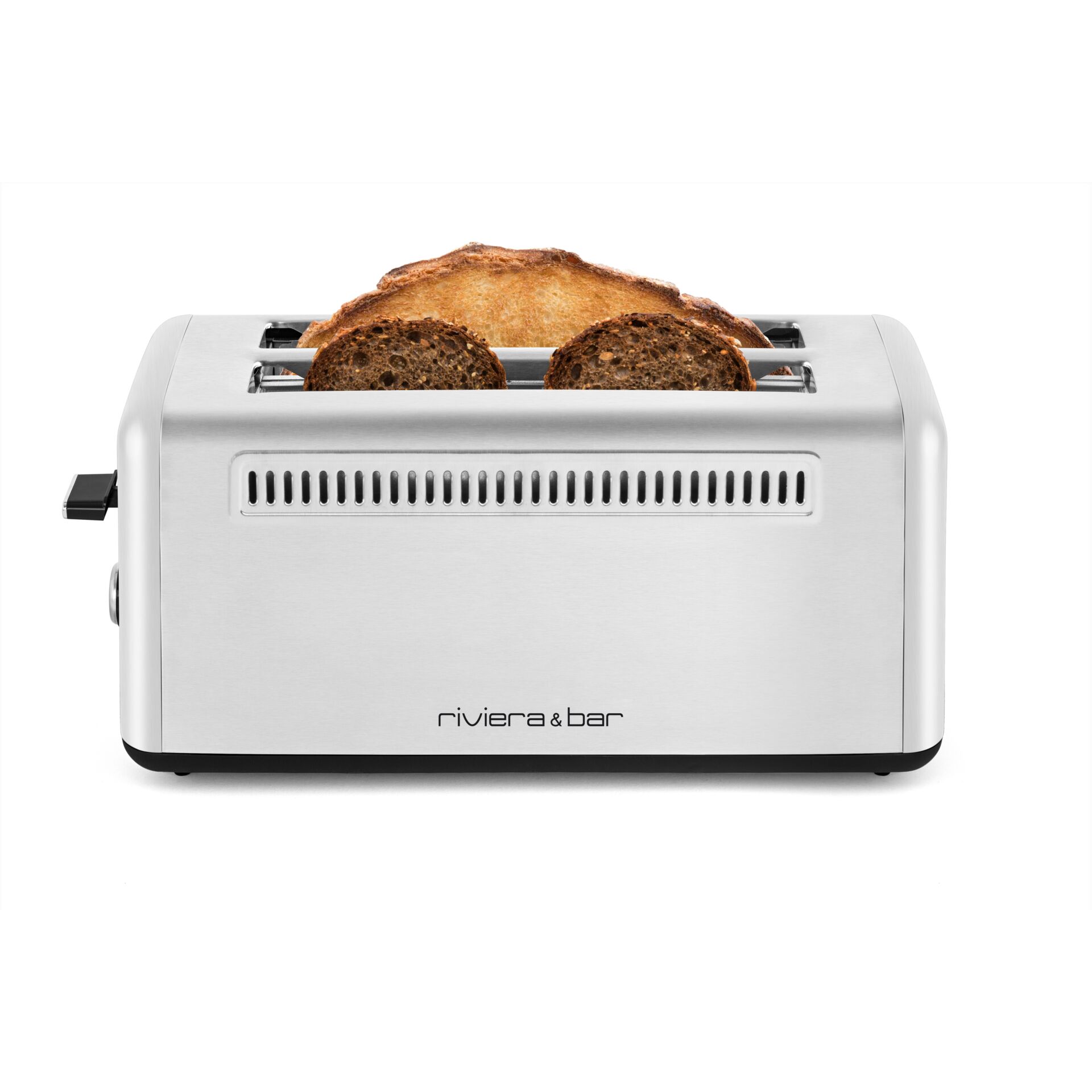 Toaster, Zwieback?, Edelstahl, 2-Scheiben, Brot toasten