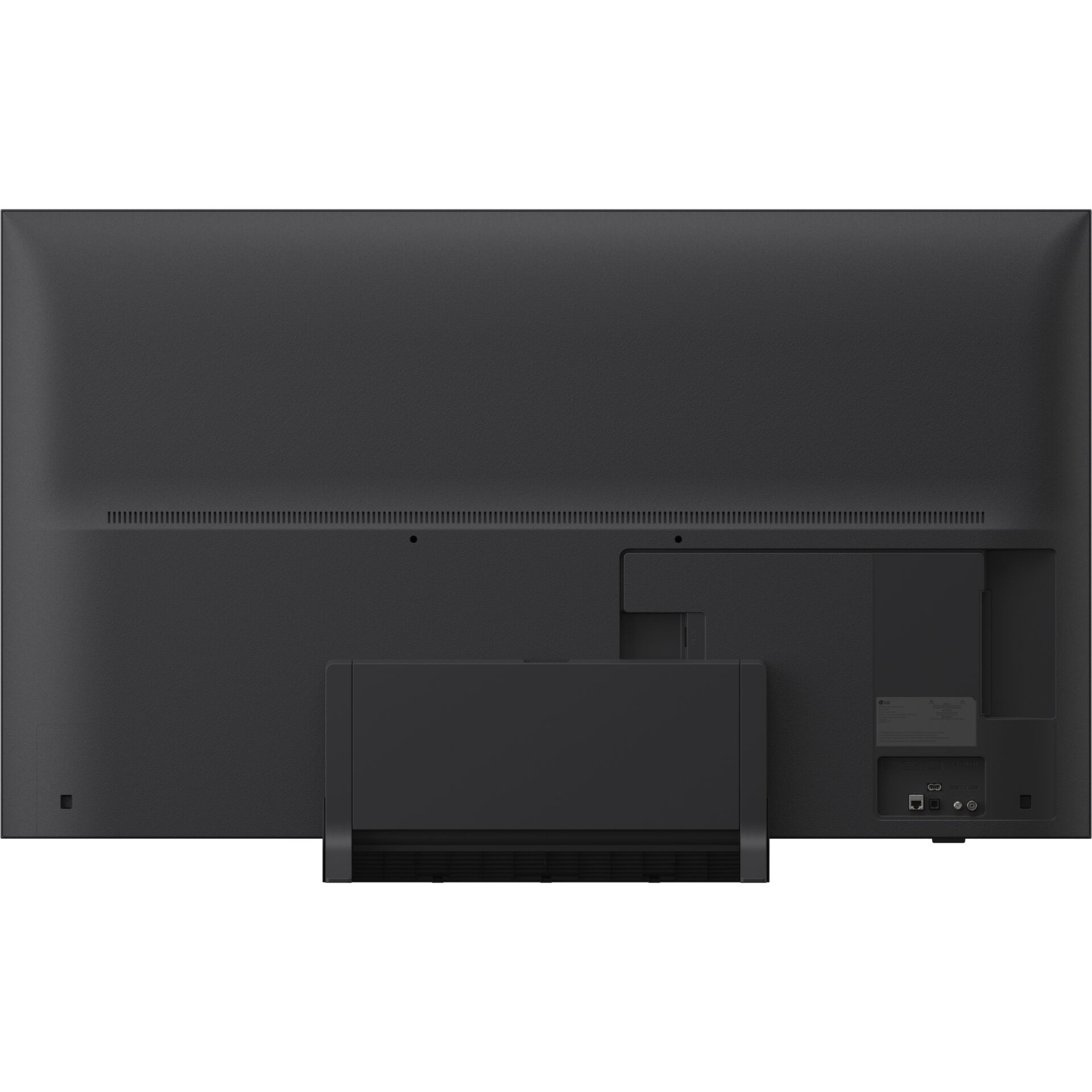 Monitor, LCD, schwarz, Rückseite, Ständer