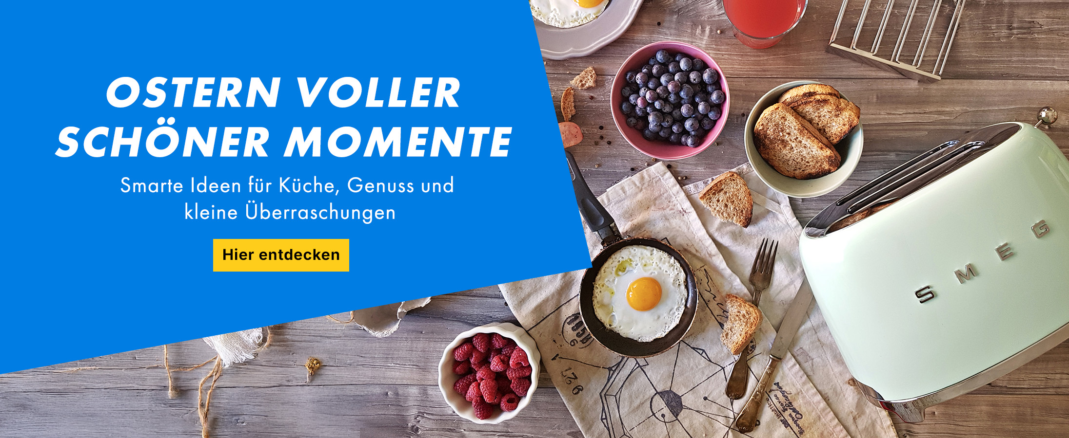 Toaster, Ei, Beeren, Brot, Küche