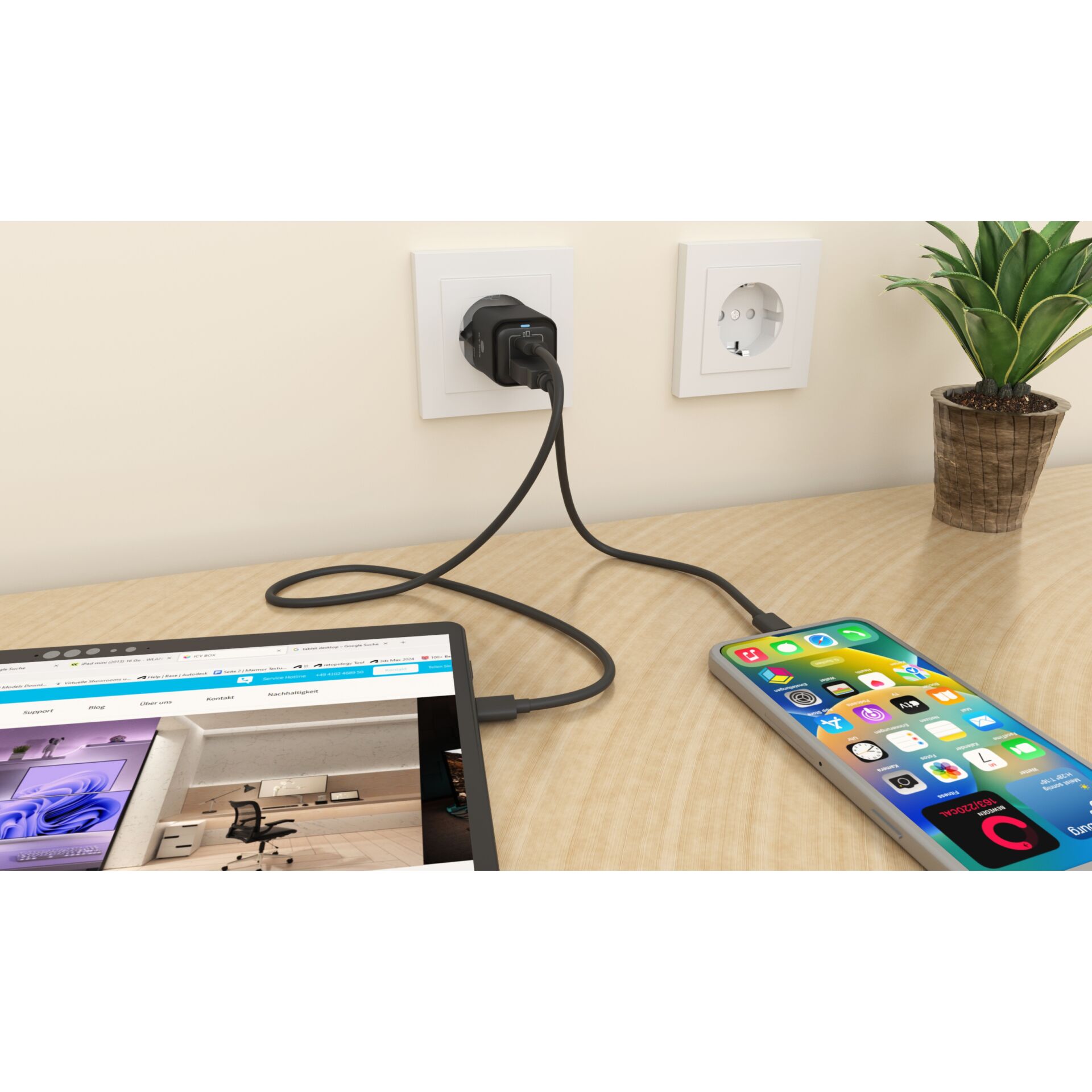 Innenarchitektur, Elektronik, Telefon, Topfpflanze, Adapter