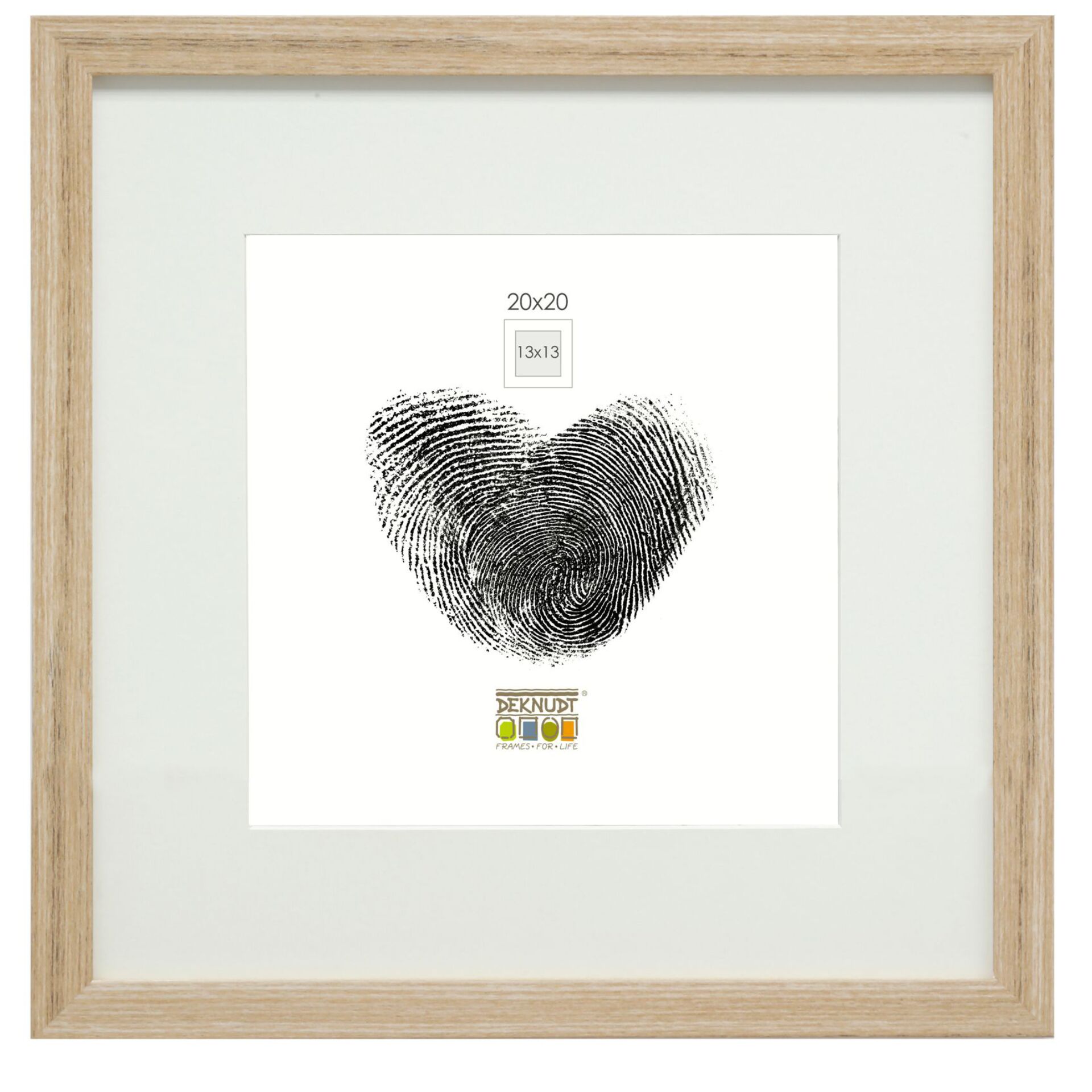 Deknudt S66KH1 P1          20x20  Holz eichefarben mit Pptt.