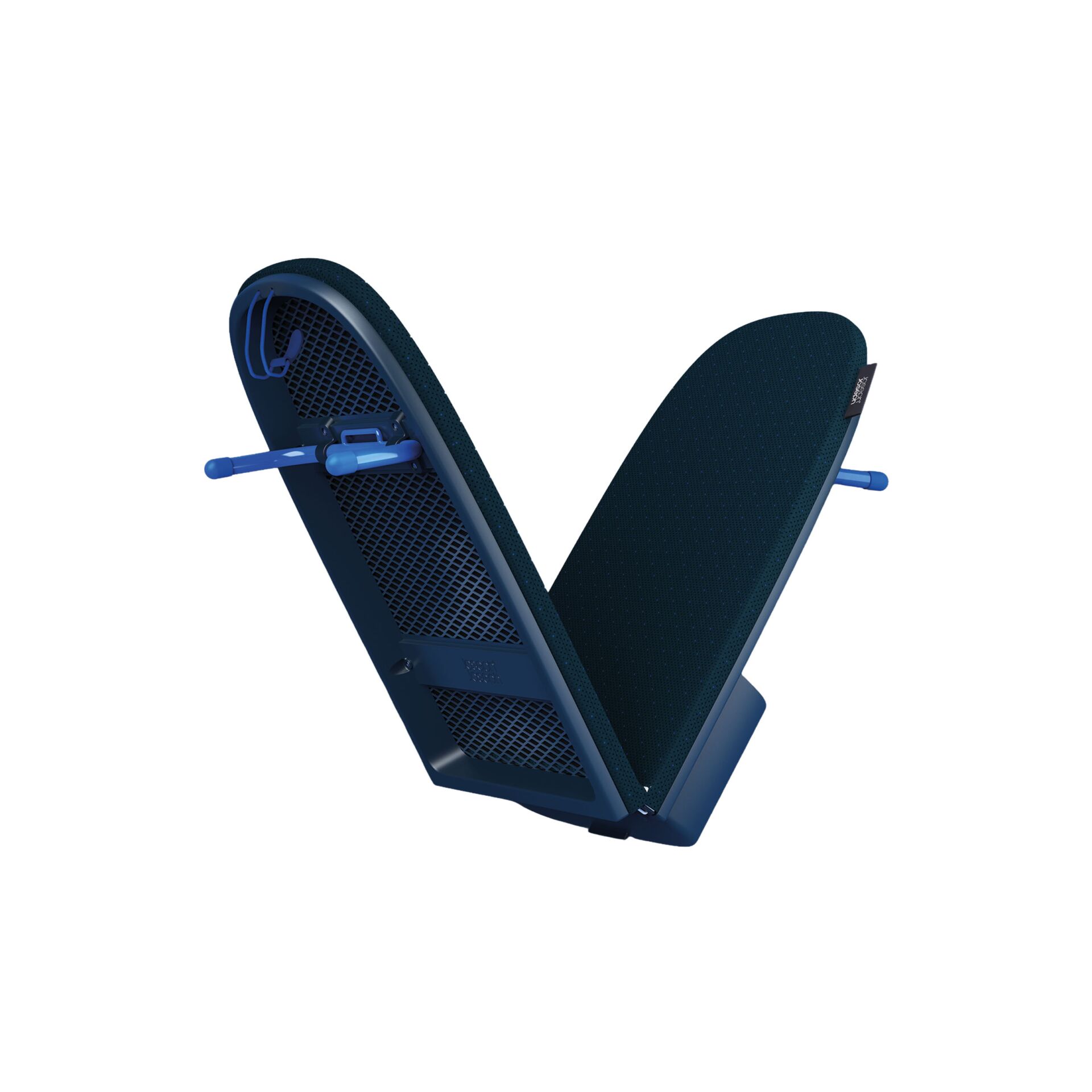 Fitness-Flip, Abdominal-Bench, Foldable-Board, Blue-Color, Mesh-Grill