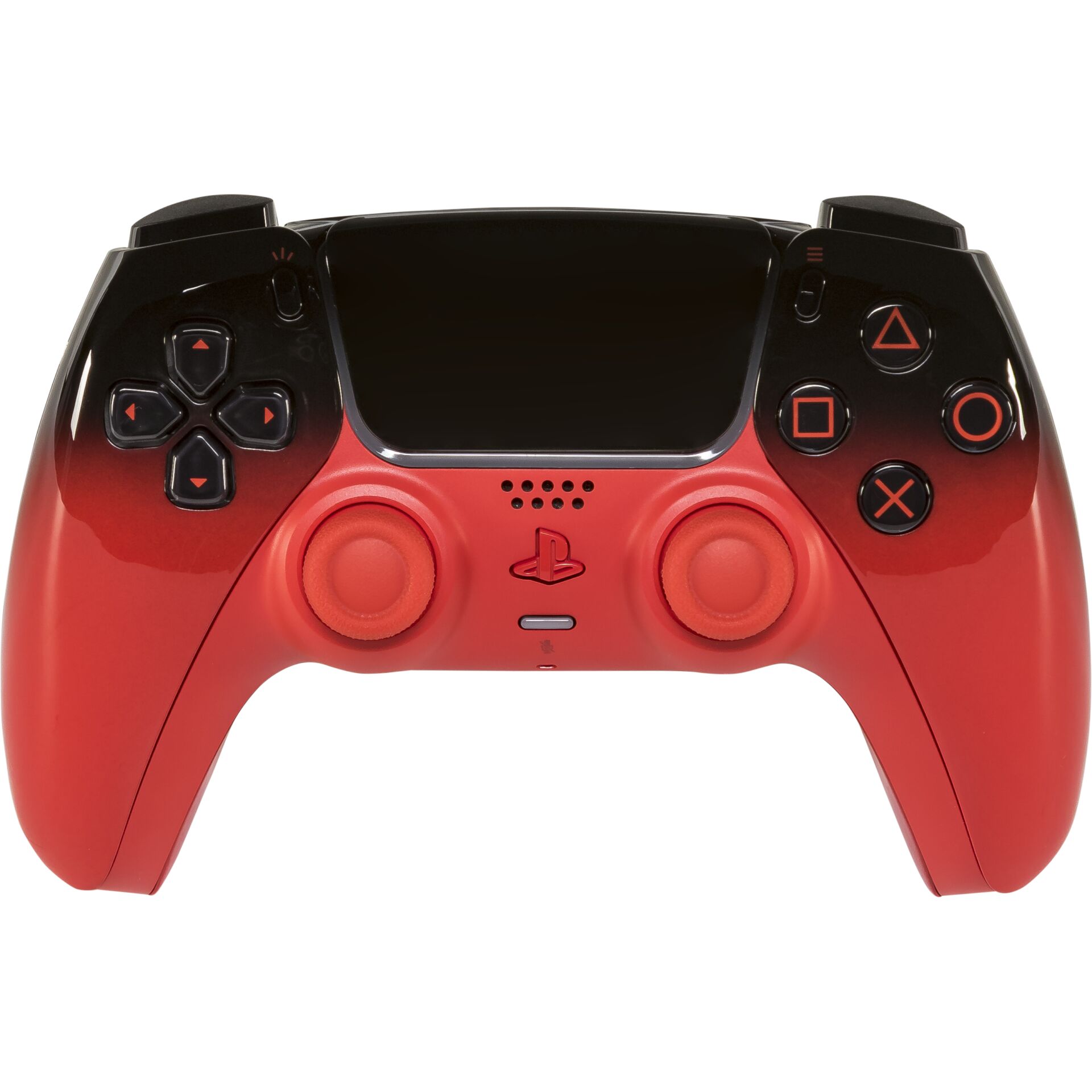 Controller, Gaming, PlayStation, Wireless, Rot-Schwarz