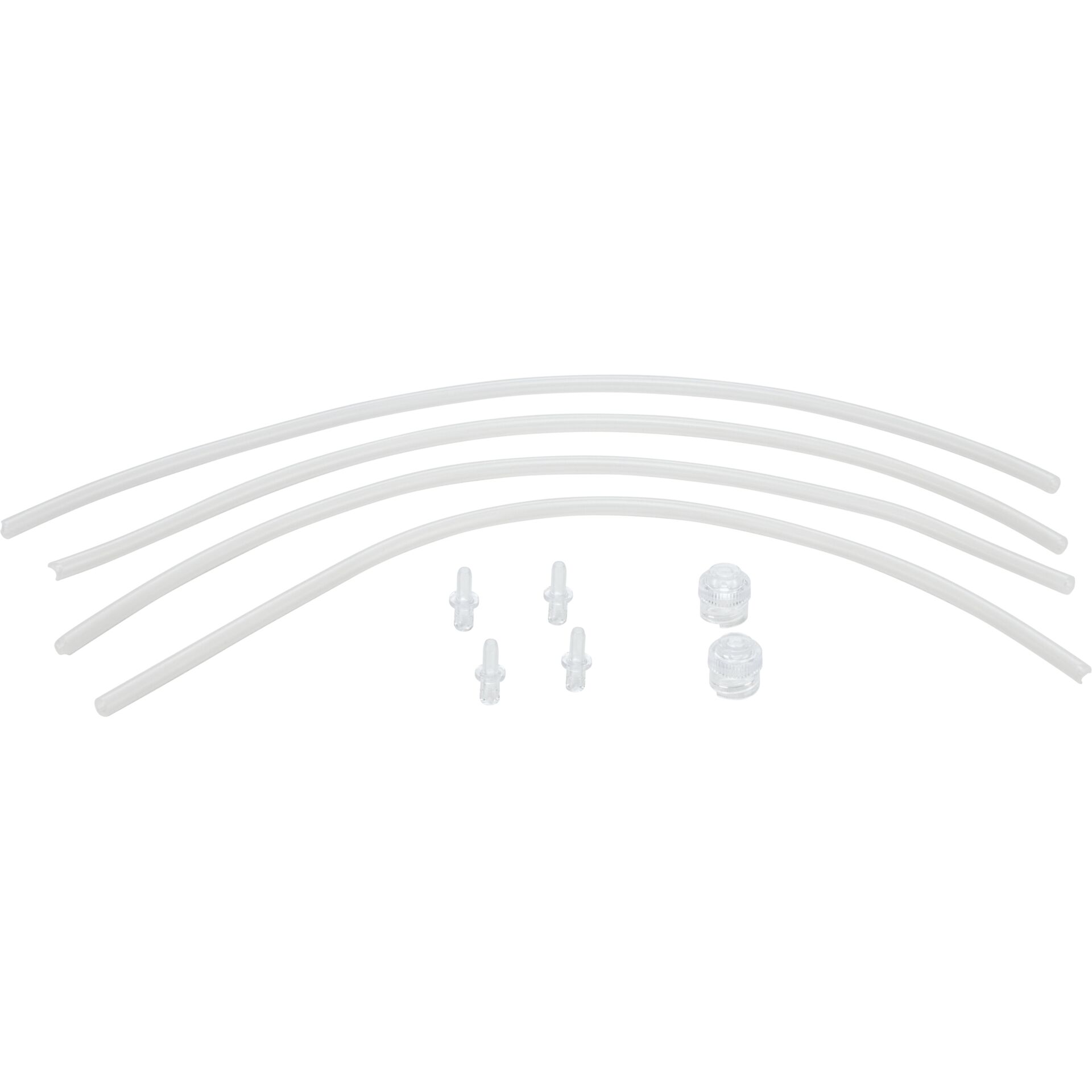 flexible Schlauch, klarer Schlauch, Silikonrohr, Tropfleitung, Verbindungsset