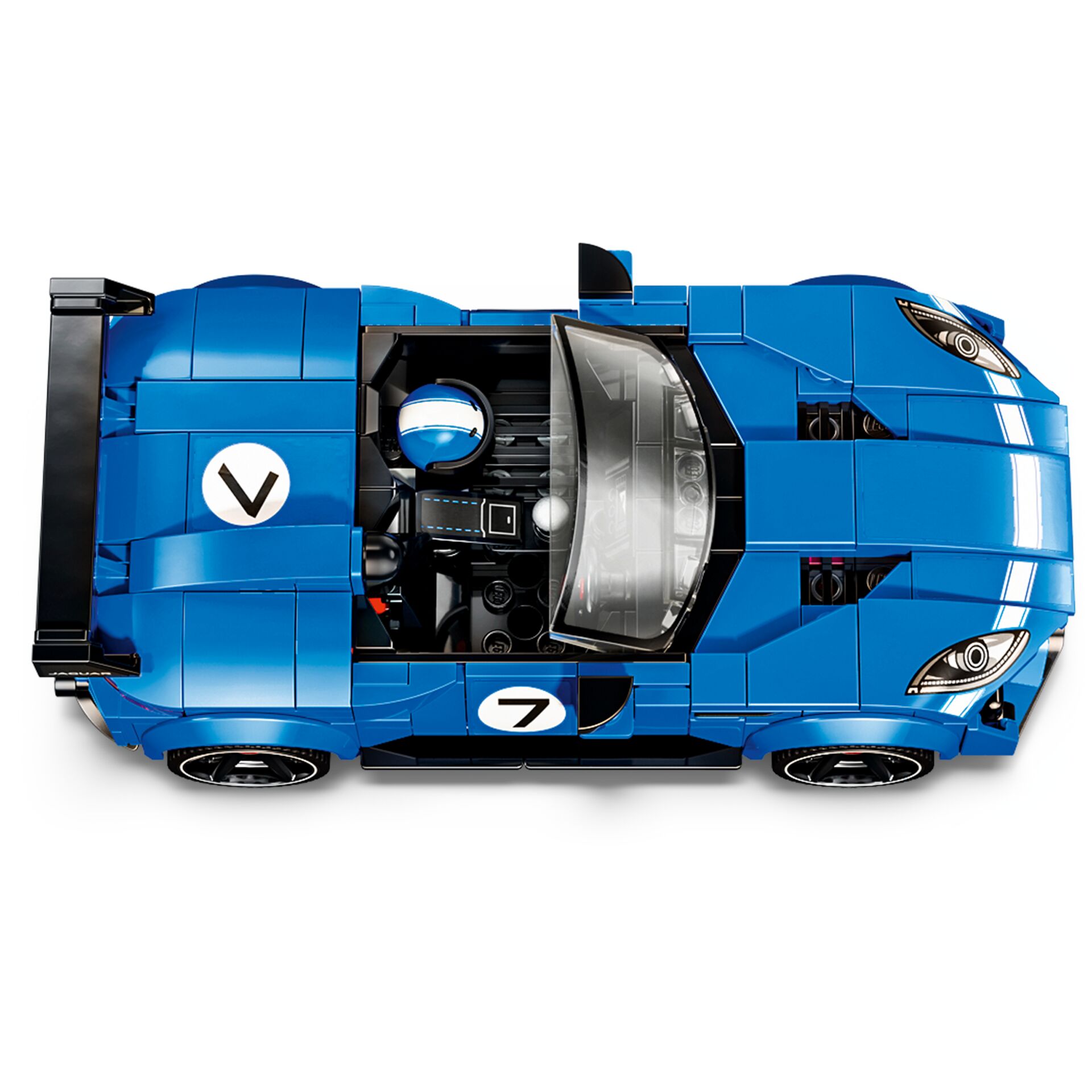 Lego, Auto, Sportwagen, Blau, Cockpit