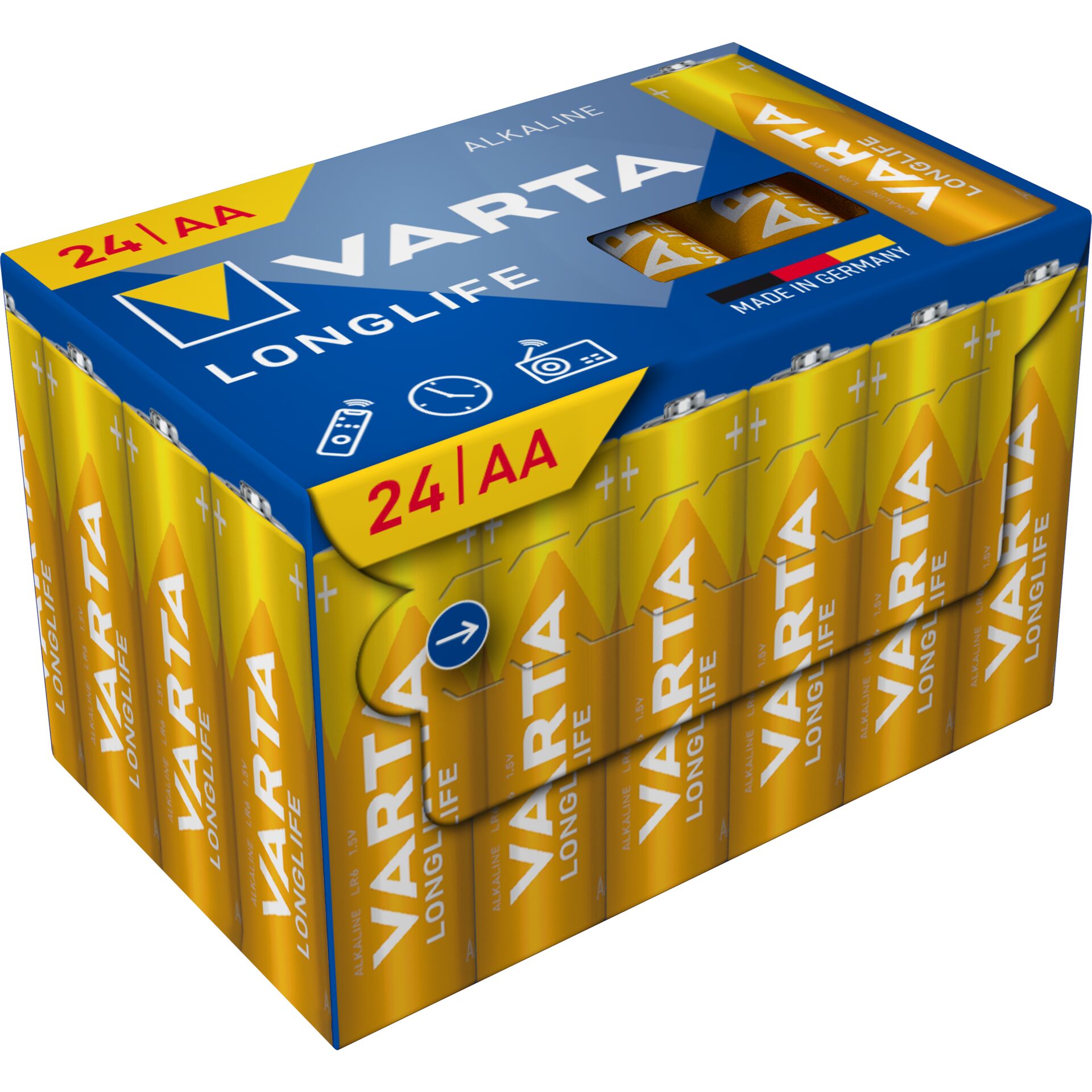 1x24 Varta Longlife Power AA  Cube