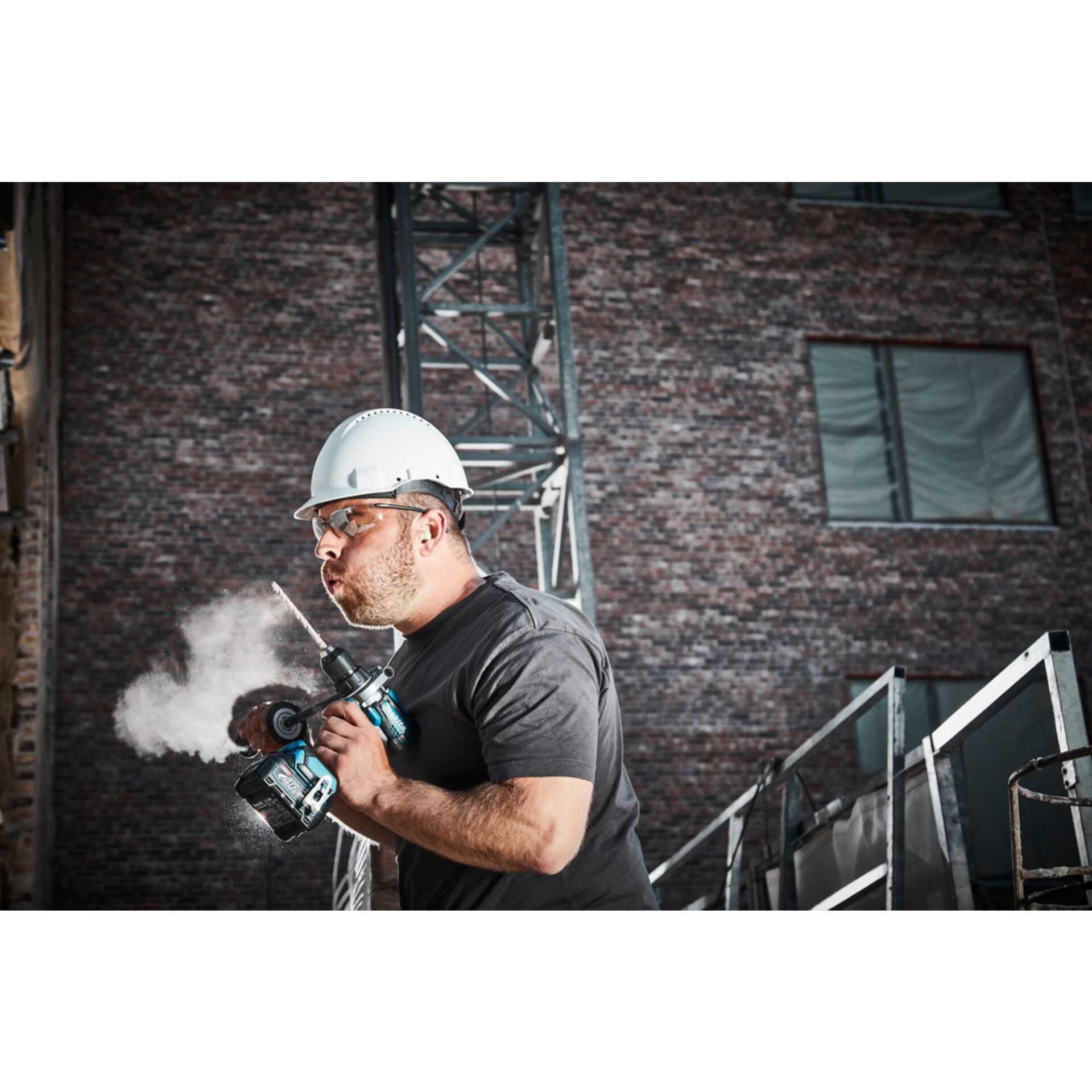 Person, Arbeiter, Elektrische Bohrmaschine, Erwachsener, Mann