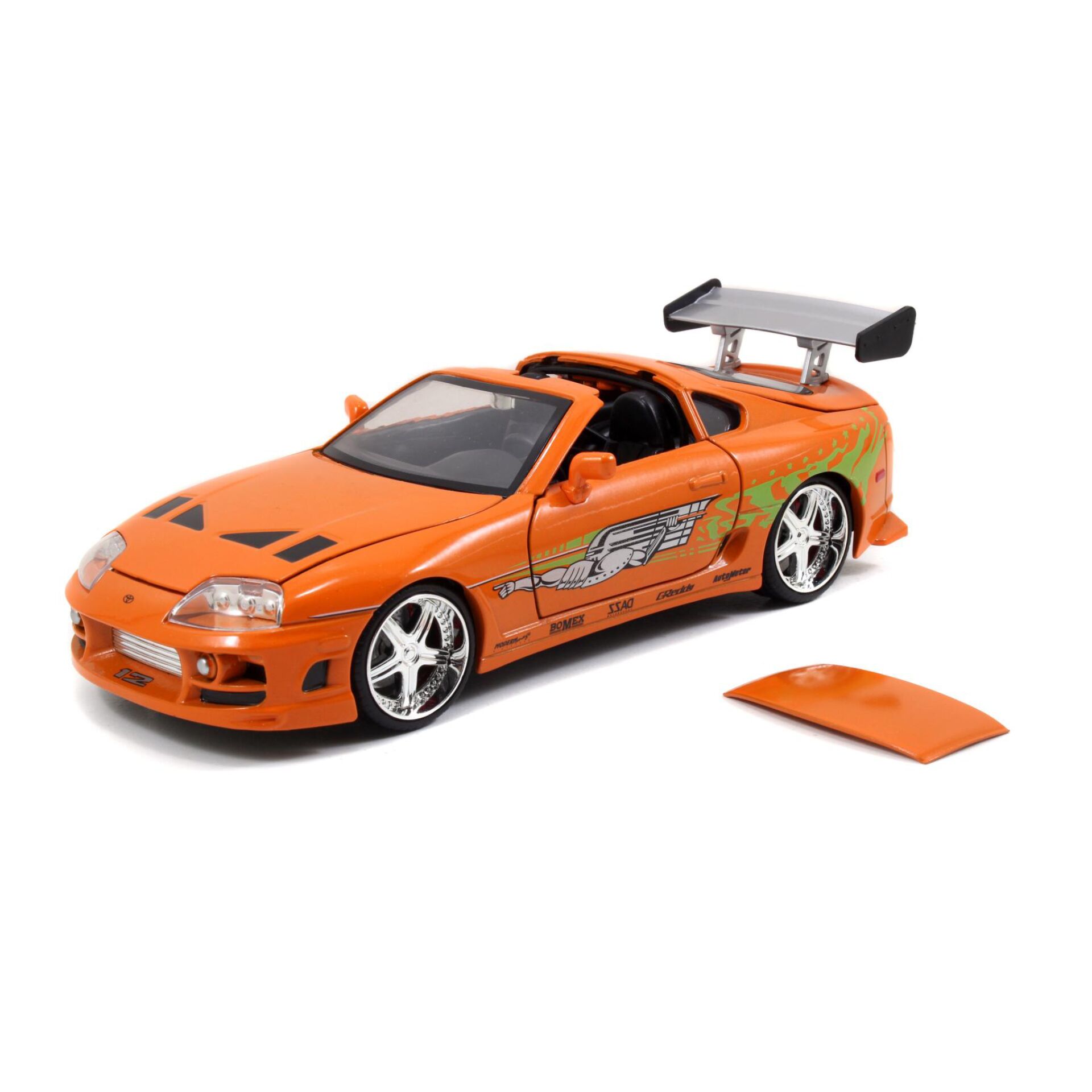 Spielzeugauto, Orange, Spoiler, Karosserie-Dekor, Sportwagen