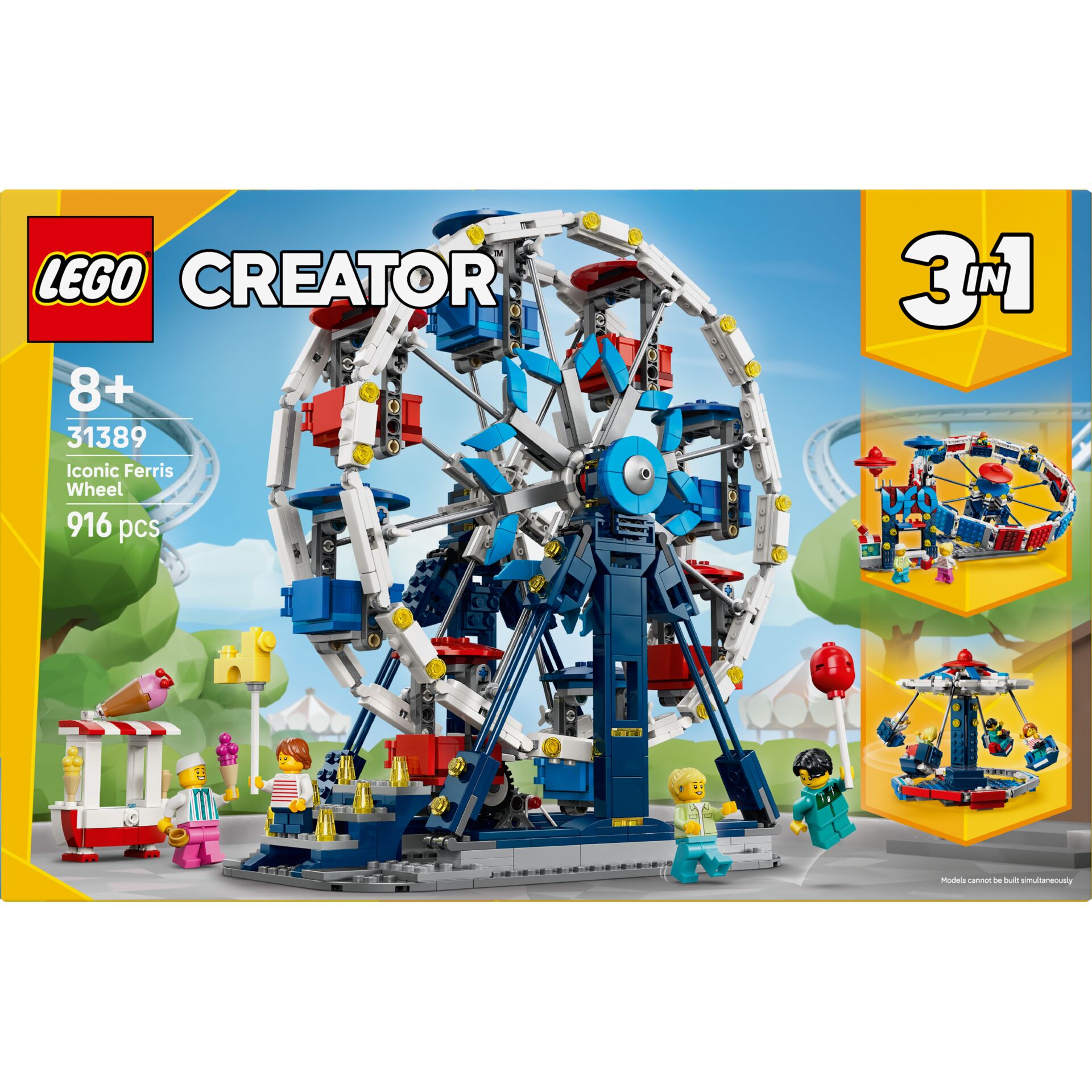 Fahrrad, Lego, Creator, 3in1, 916 Teile