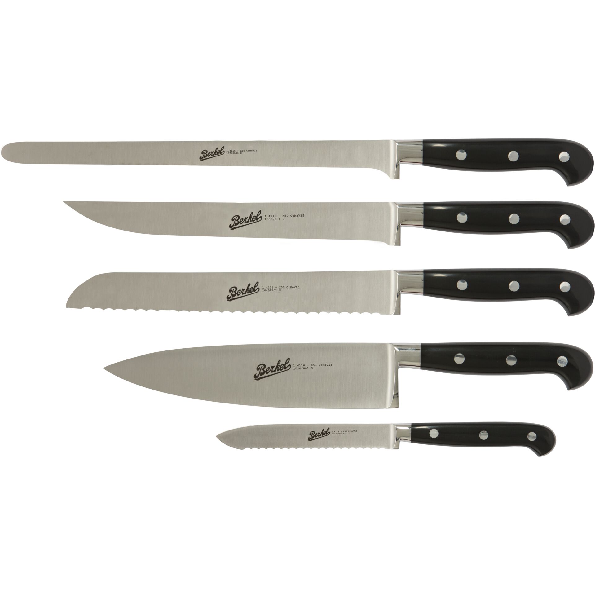 Berkel Adhoc Glossy Black  Chef Set 5-tlg.