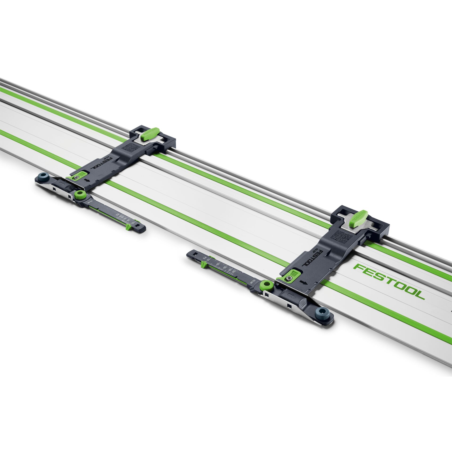 Zugscalensystem, Schienenführung, Verstellbares Schienenmaß, Grün, FESTOOL