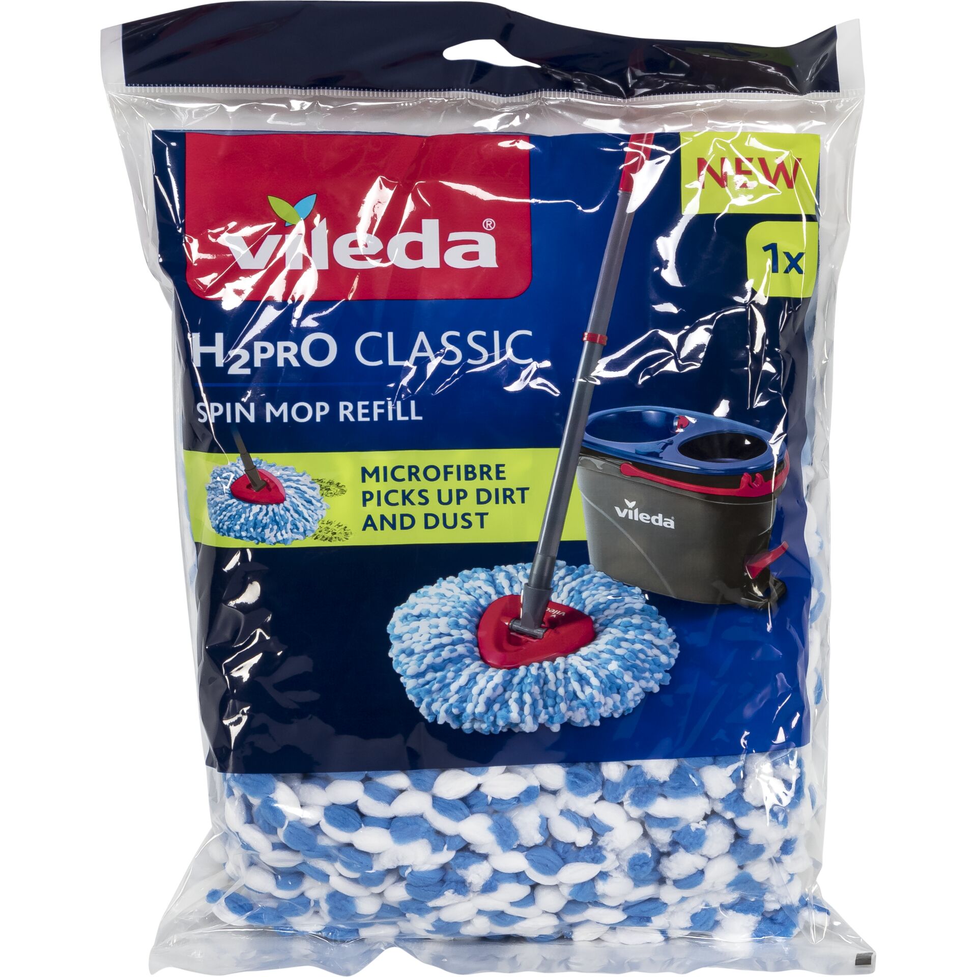 Vileda H2PrO Spin Mop Ersatz  Nachfüllpack