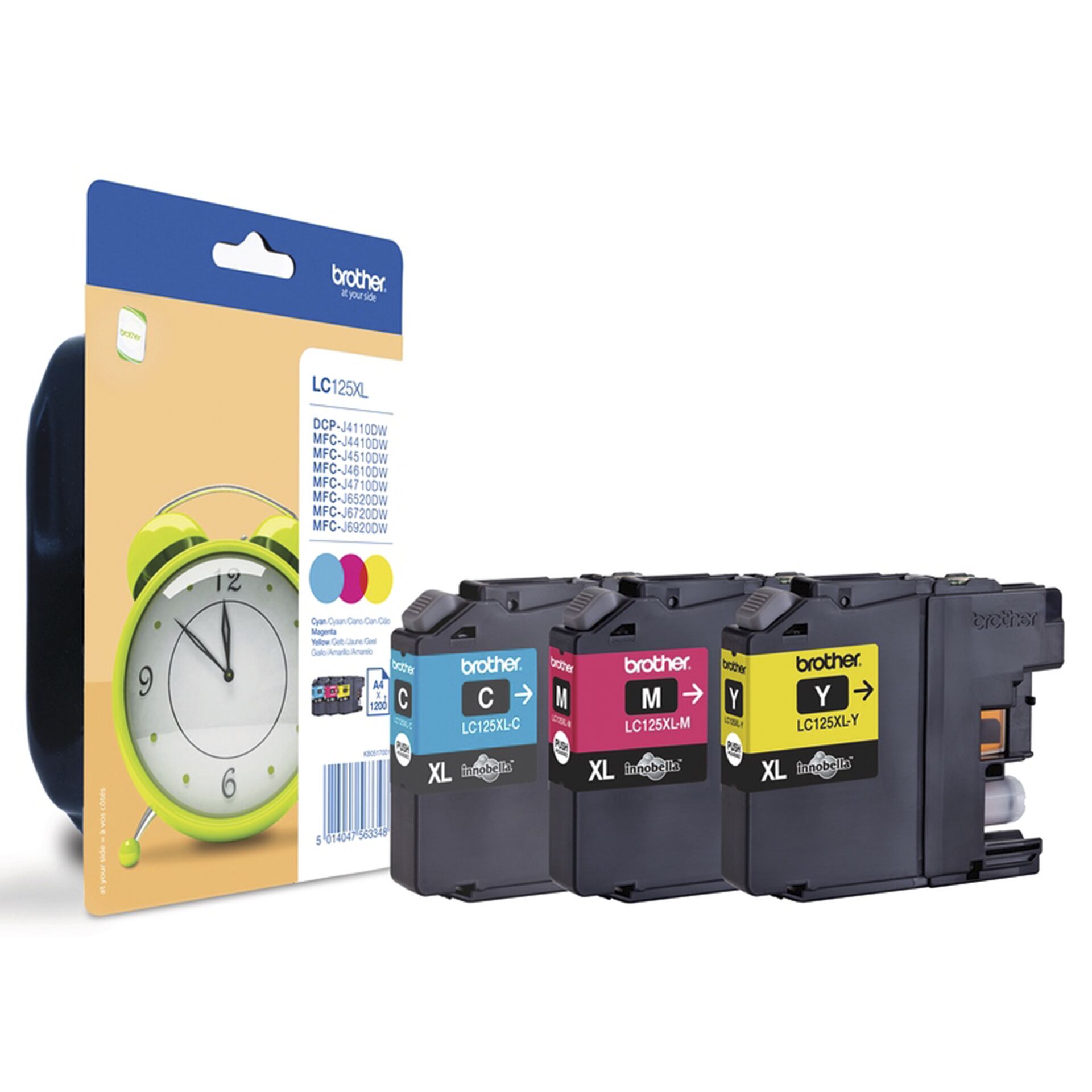 Brother LC-125 XL Rainbow  Blister C/M/Y