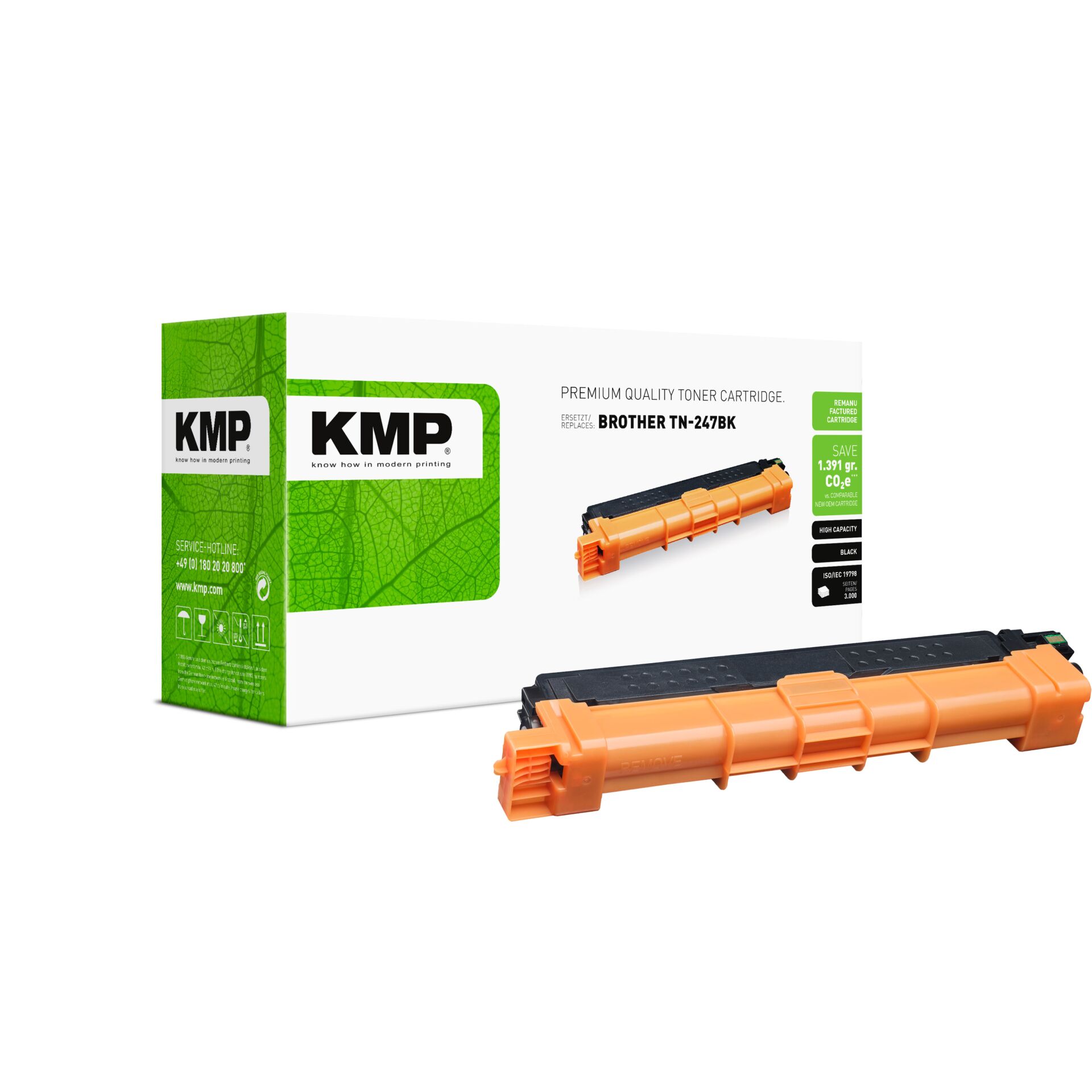 Tonerpatrone, orange Toner, Gehäuse, Magenta?, KMP