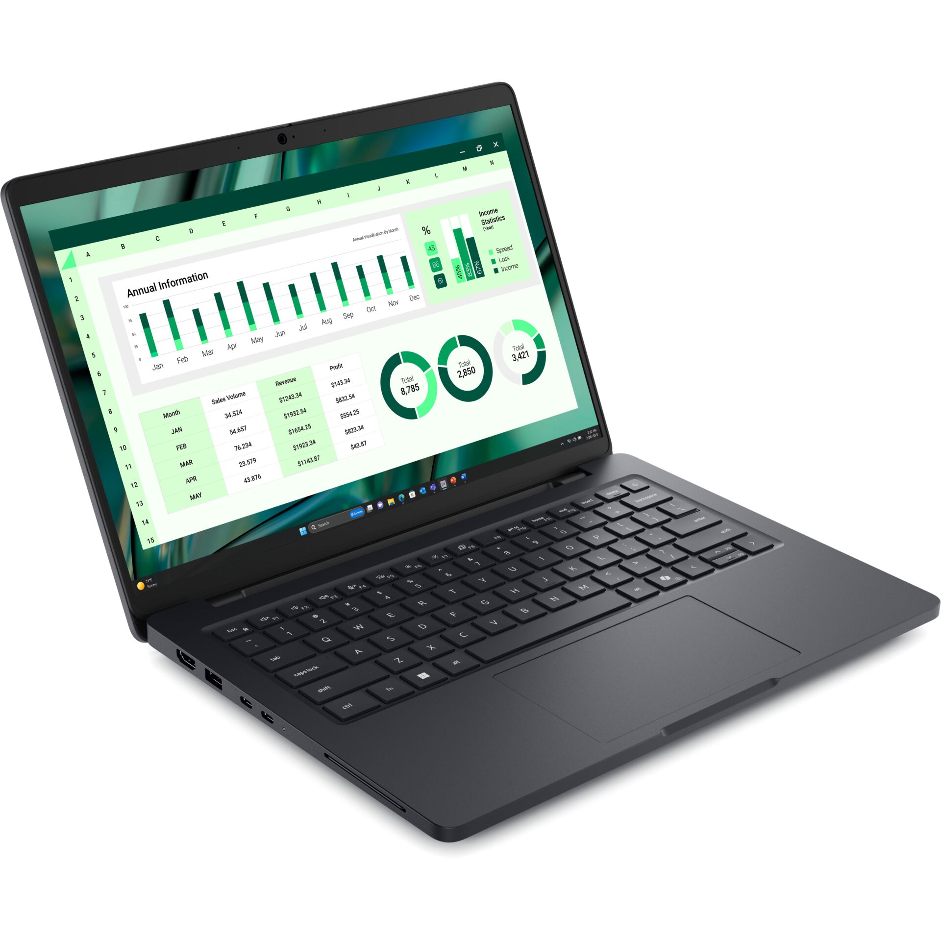 Laptop, Chromebook, 15-Zoll, HD-Bildschirm, Intel-Prozessor