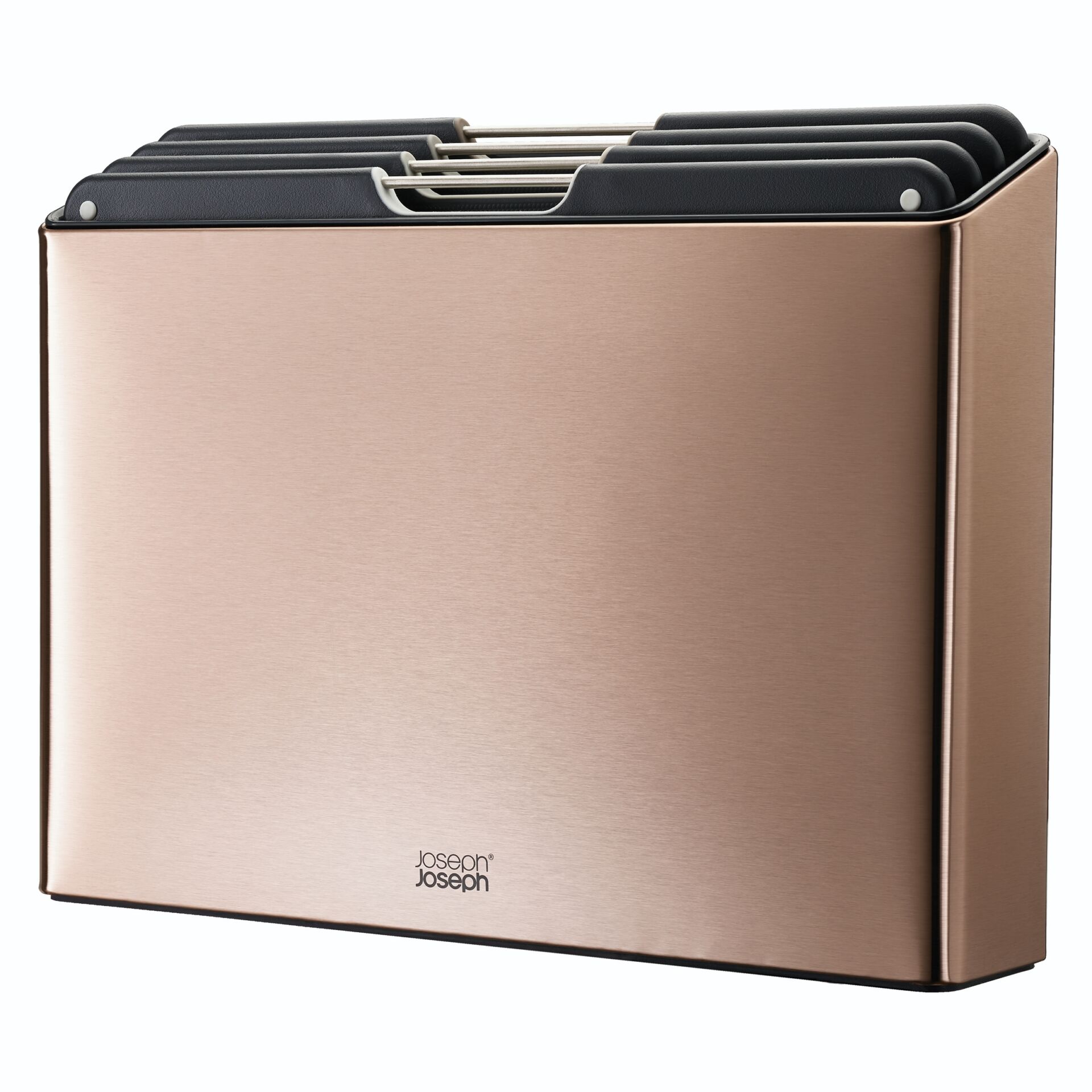 Joseph Joseph Folio 4-teiliges  Schneidebrett-Set aus Edelstahl