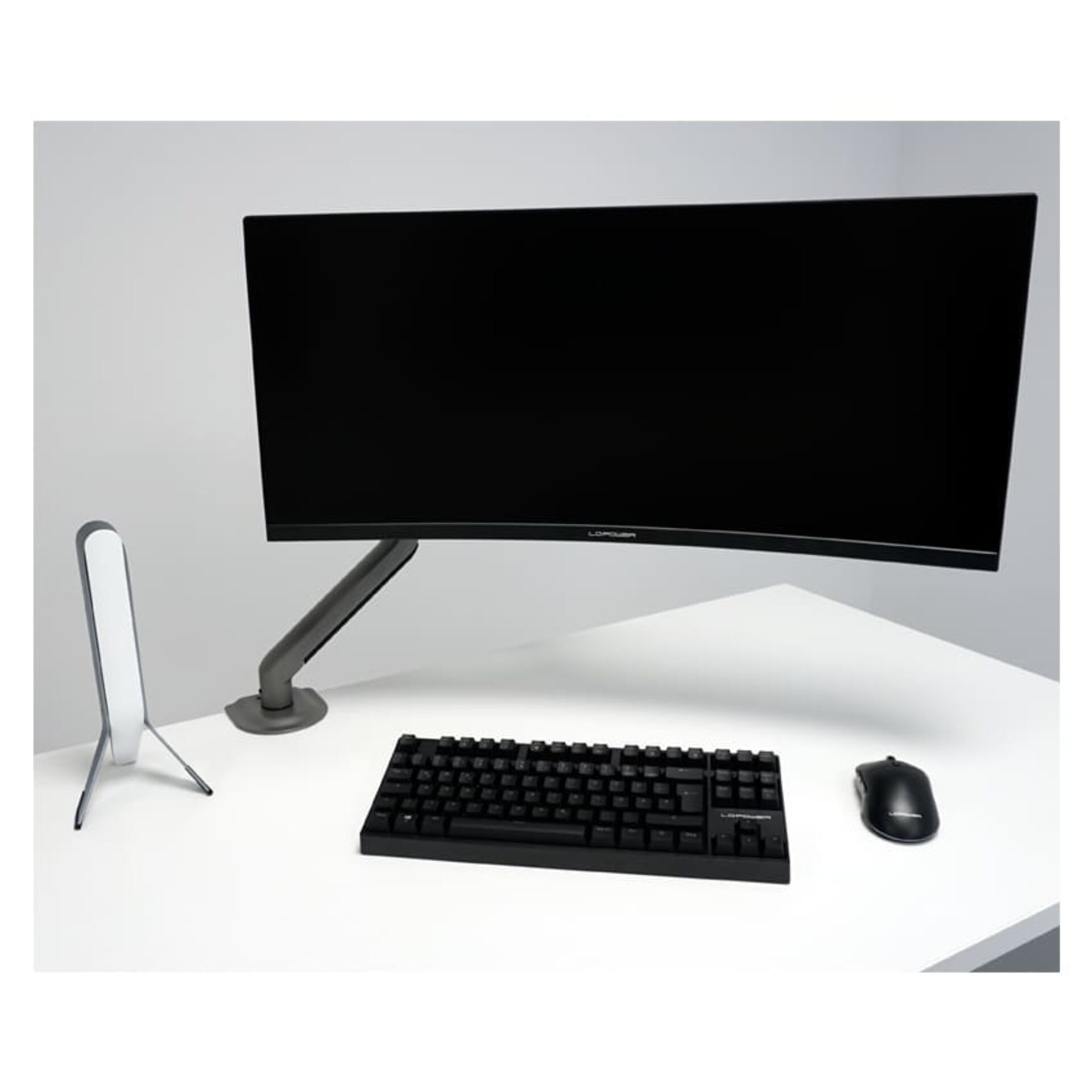 Monitor, Curved screen, Tastatur, Maus, Display