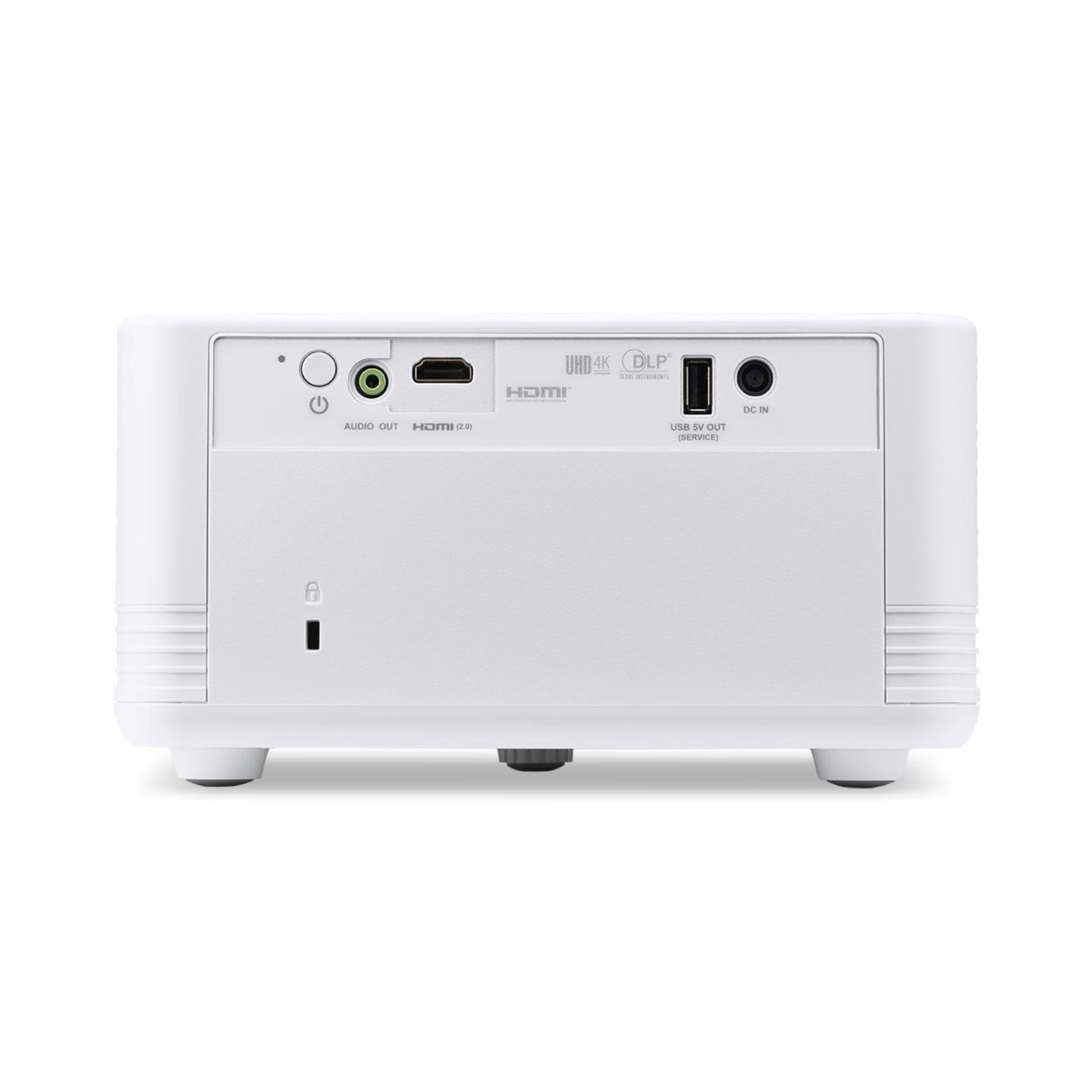 Projektor, HDMI, USB-C, Kopfhöreranschluss, DC-IN