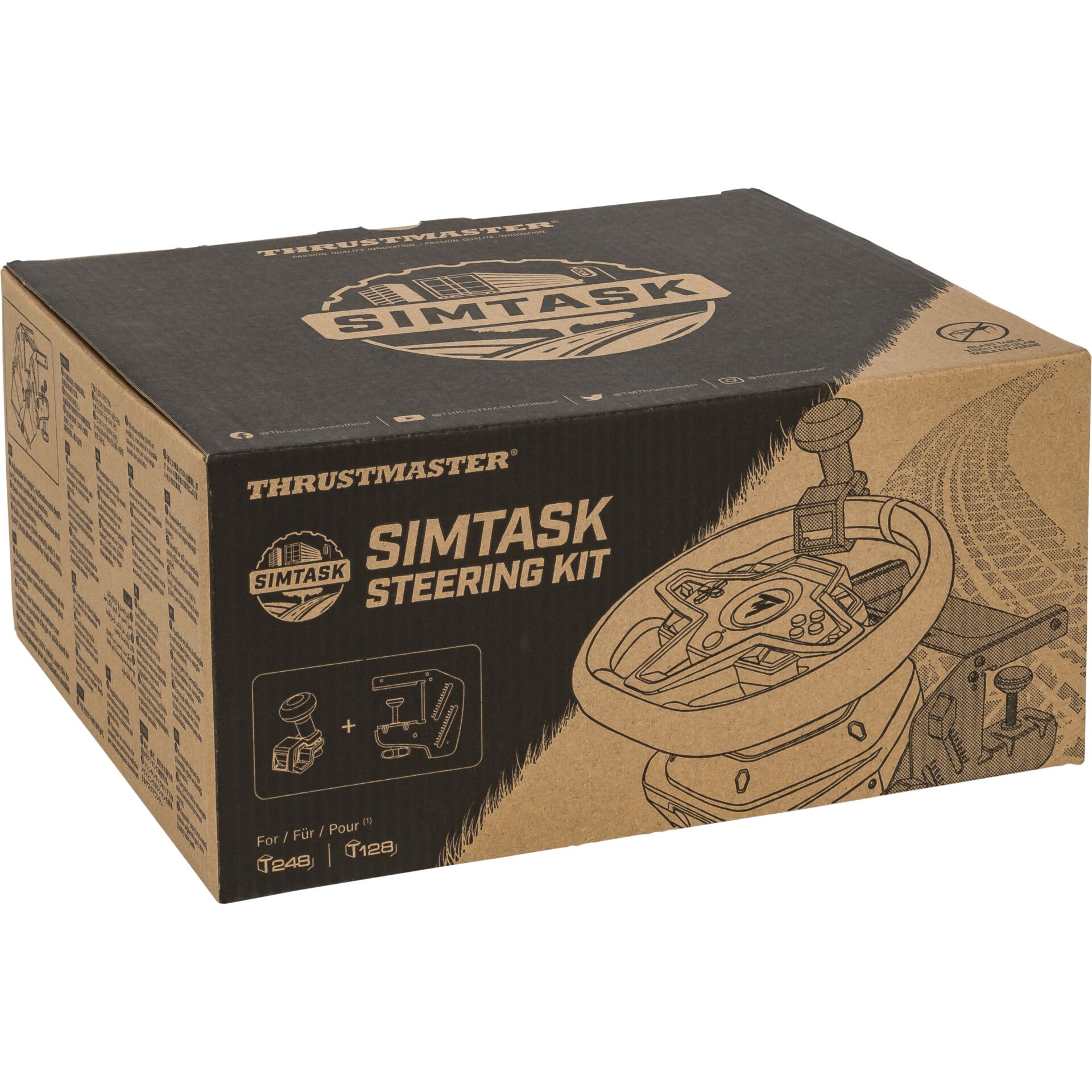 SimTask Steering Kit, Lenkrad, Fahrsimulation, Thrustmaster, Verpackung