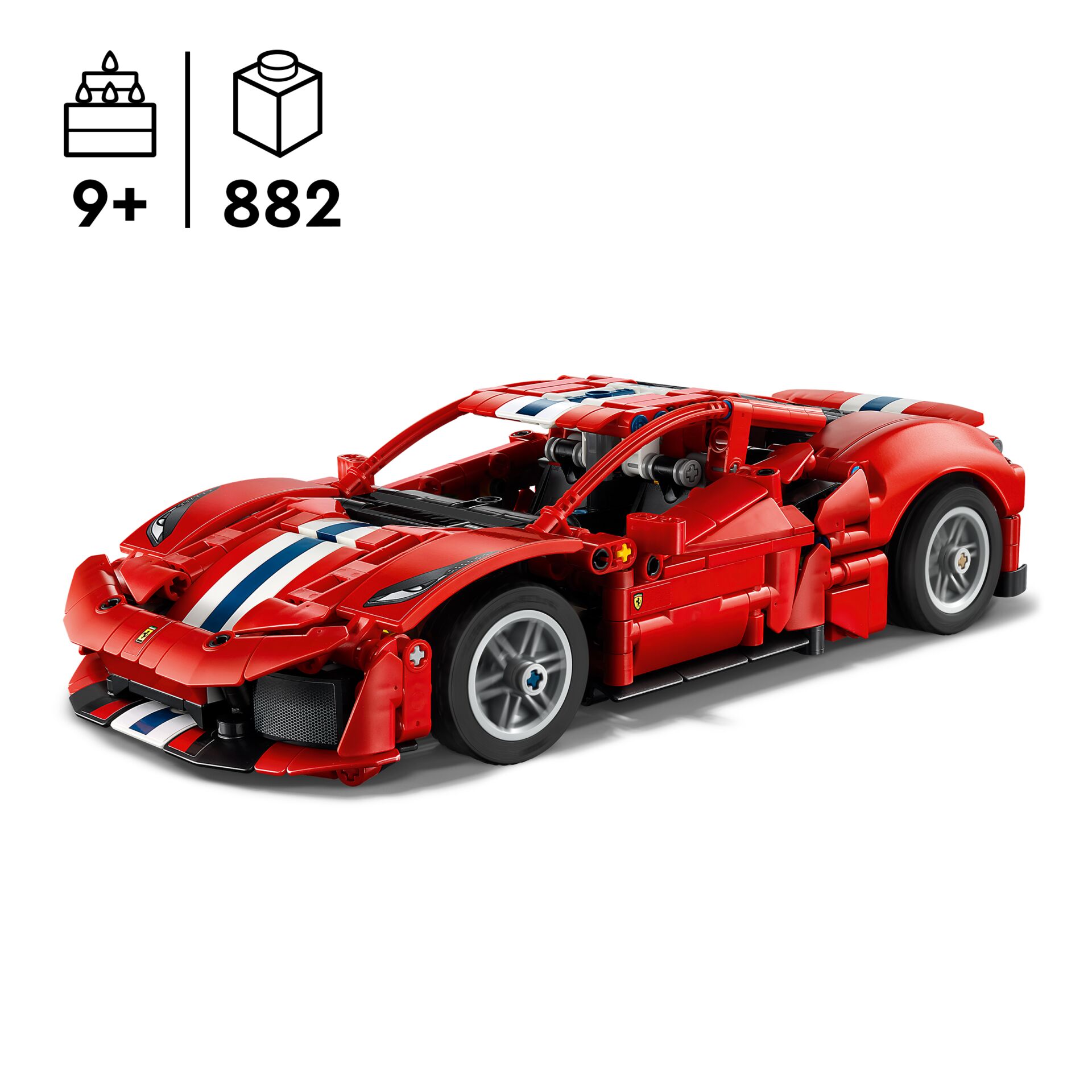 Lego, Rennwagen, Sportwagen, Rot, Modellauto
