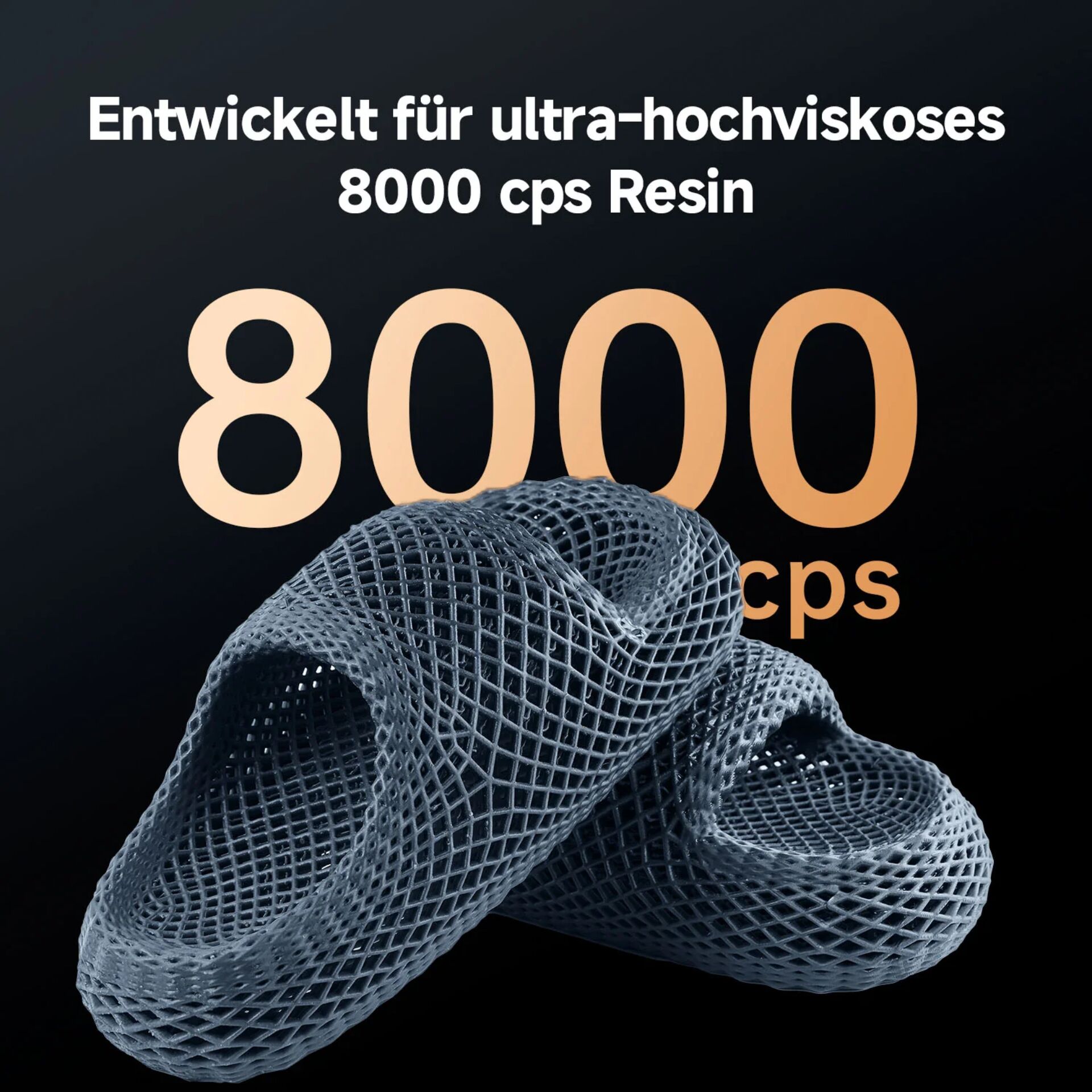 3D-gedruckt, Resin, Netzstruktur, Schuhe-Form, Interdissipter-Material