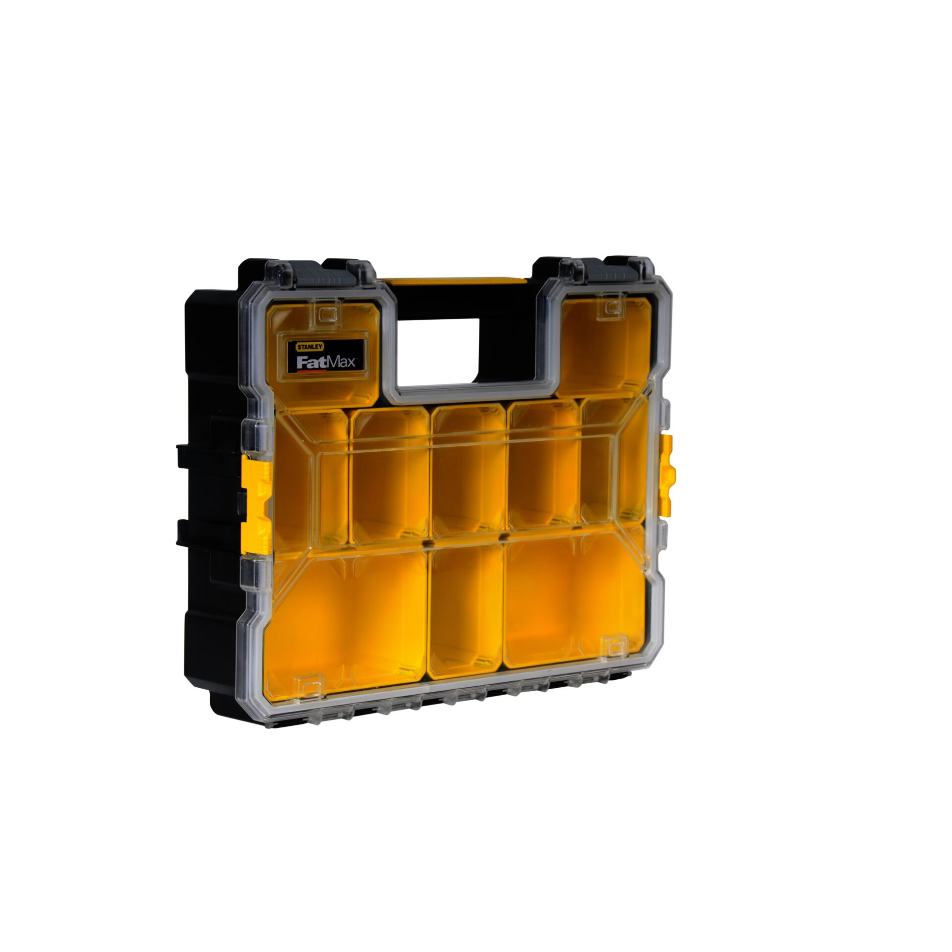 Werkzeugkasten, Set, Aufbewahrungskoffer, Transparente Abdeckung, Gelb