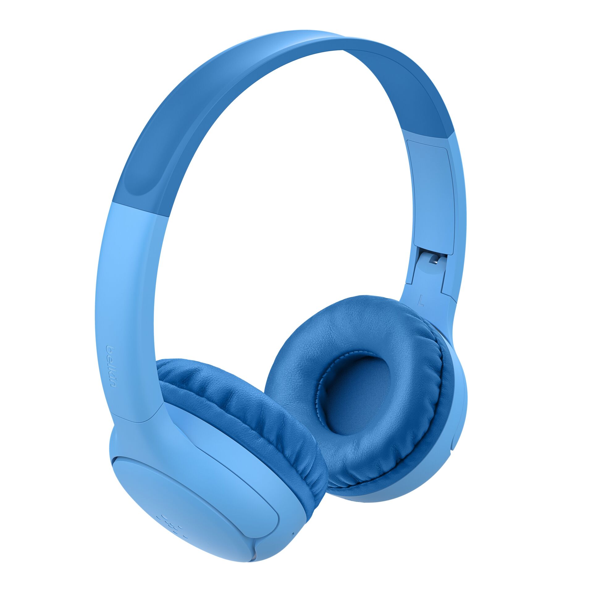 Kopfhörer, Over-Ear, Bluetooth, Kunstleder, Blau