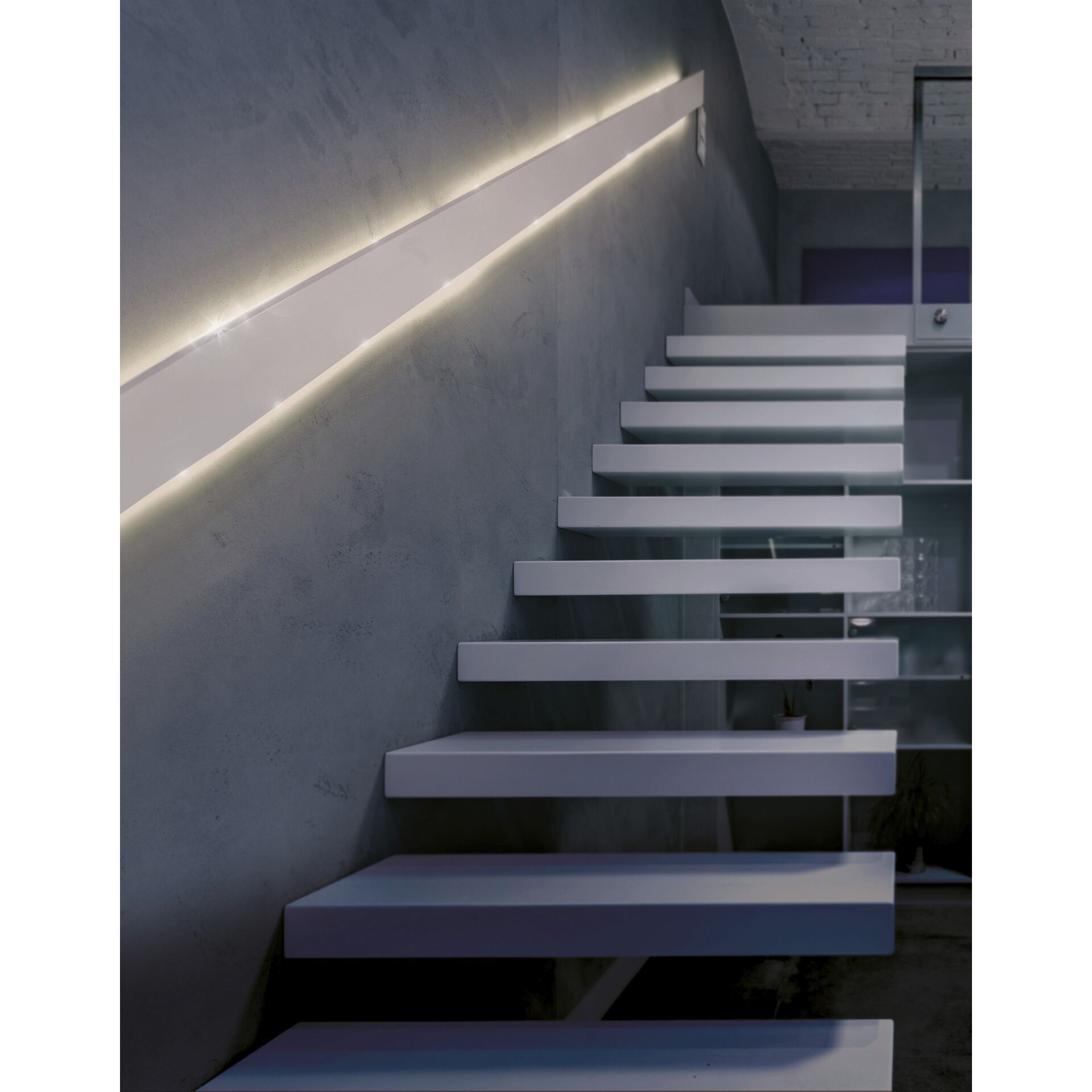 Haus, Wohnen, Treppe, Handlauf, Innenarchitektur