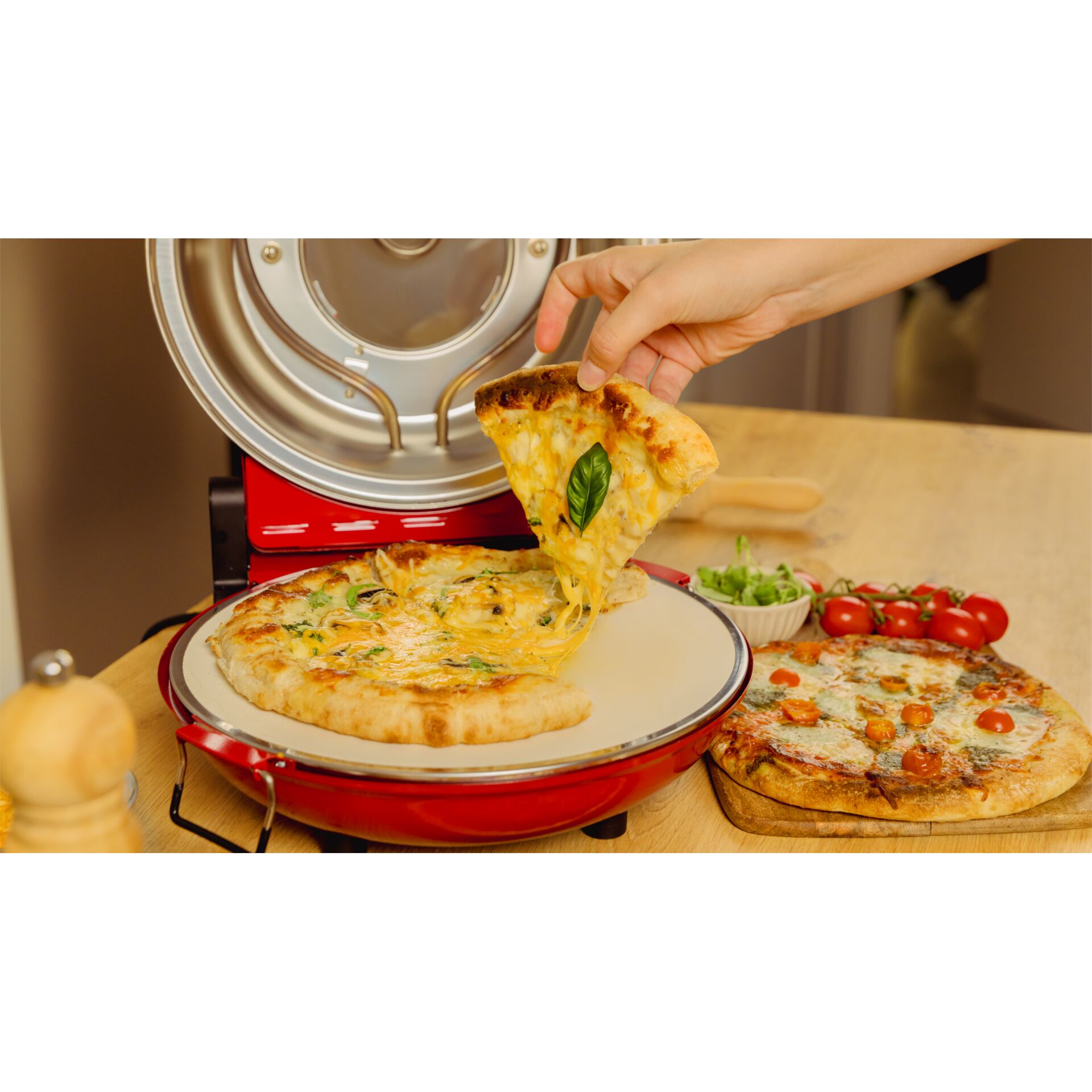 Essen, Präsentation des Essens, Pizza, Essen, Präsentation des Essens, Pizza