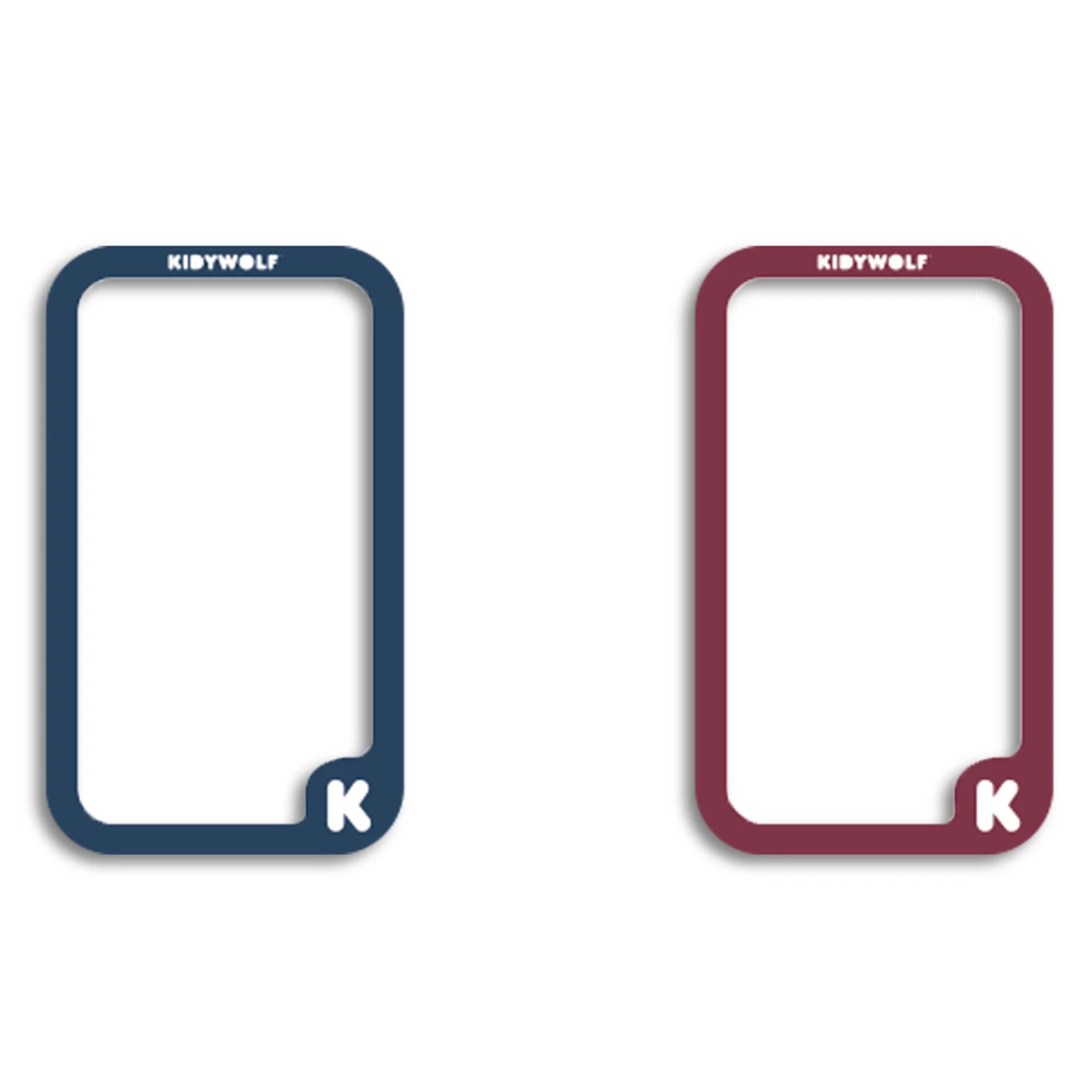 smartphone, rahmen, hülle, kiddwolf, zweifarbig