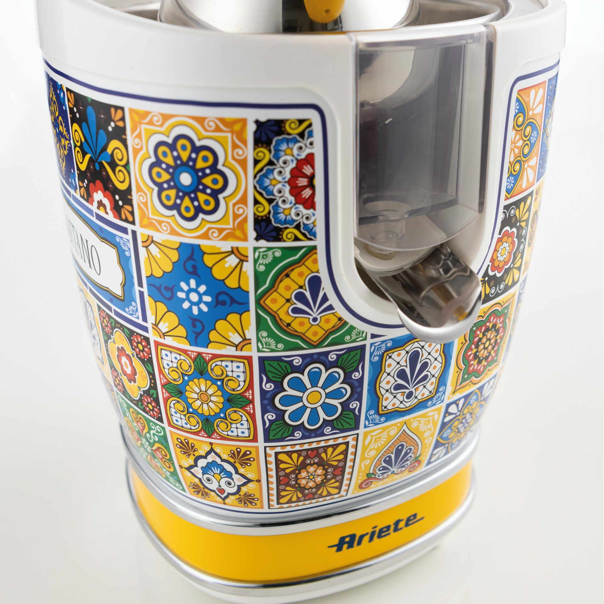Kaffeemaschine, Kaffeemaker, Trommelkaffeemaschine, Muster, Gelb